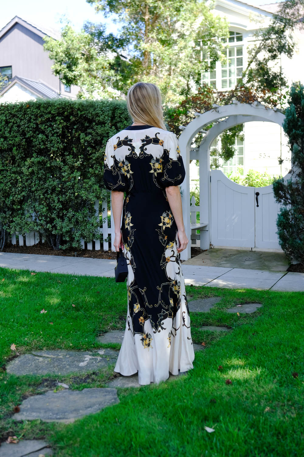 LA DOUBLE J | VNECK MARLENE MIDI DRESS | WOMEN'S LUXURY DESIGNER CLOTHING, SHOES, HANDBAGS & JEWELRY | CAPITOL CHARLOTTE, NC & BRENTWOOD, CA