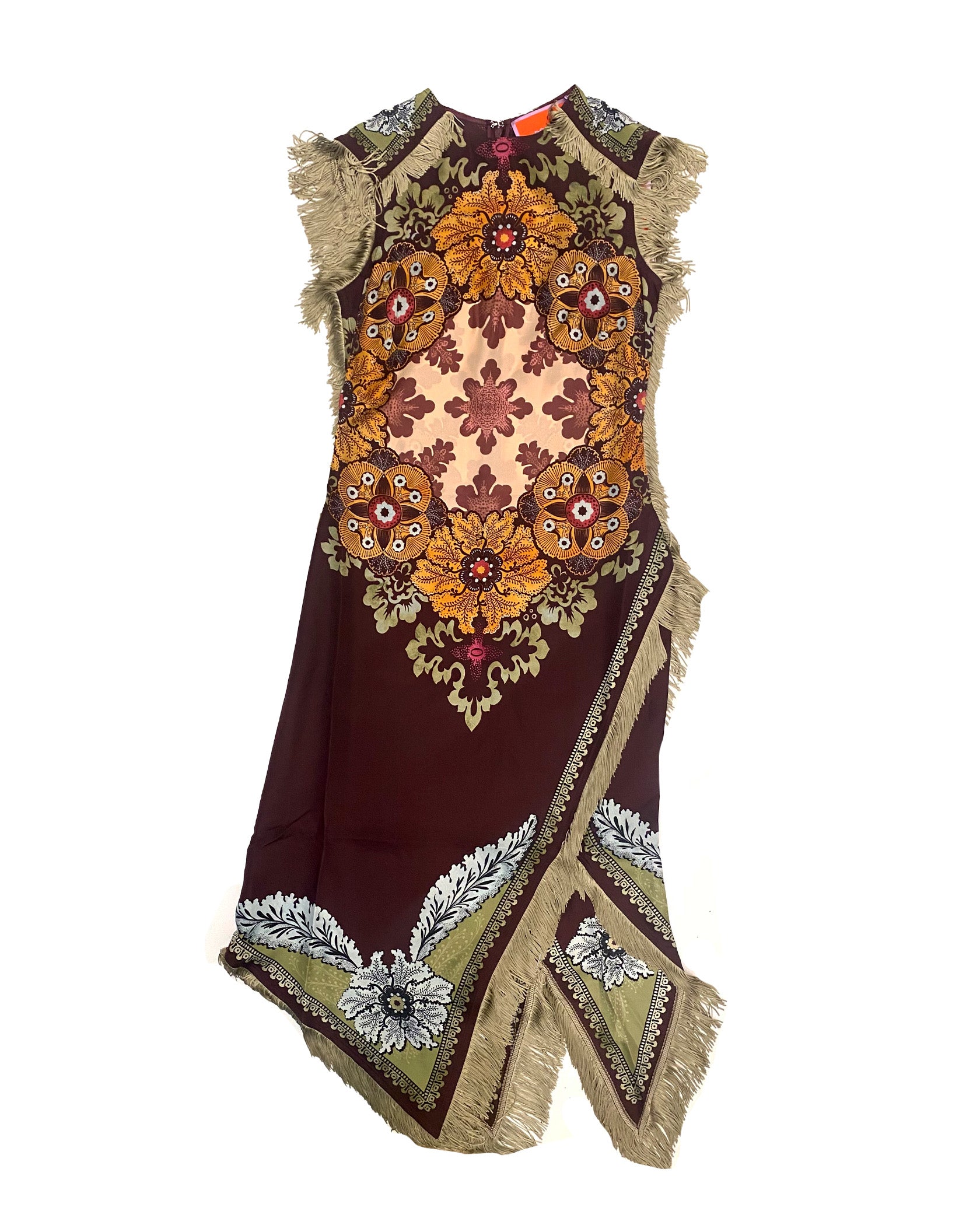 LA DOUBLE J | FRINGE VALKYRIE MIDI DRESS