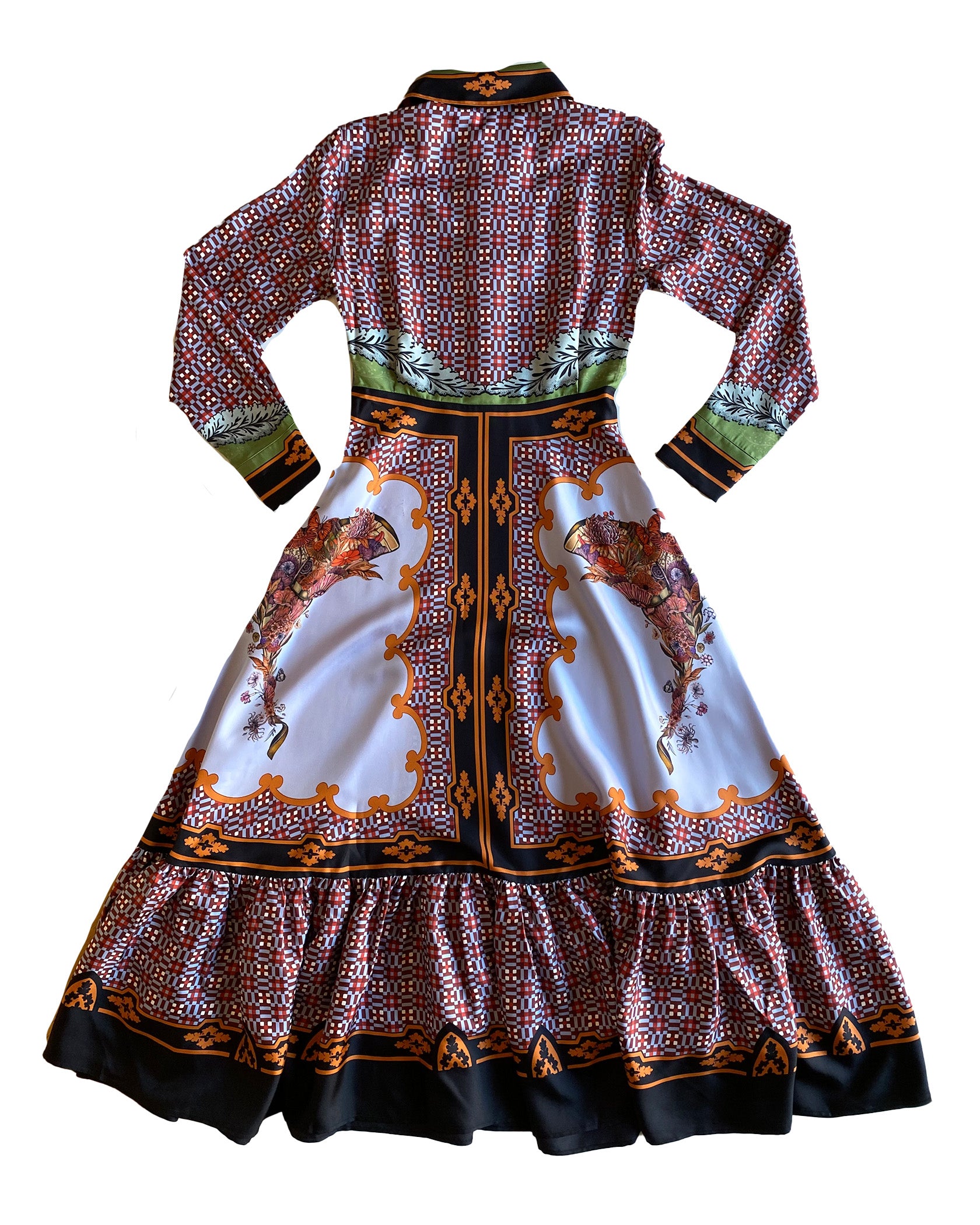 LA DOUBLE J | PRINTED SAN PIETRO MIDI DRESS