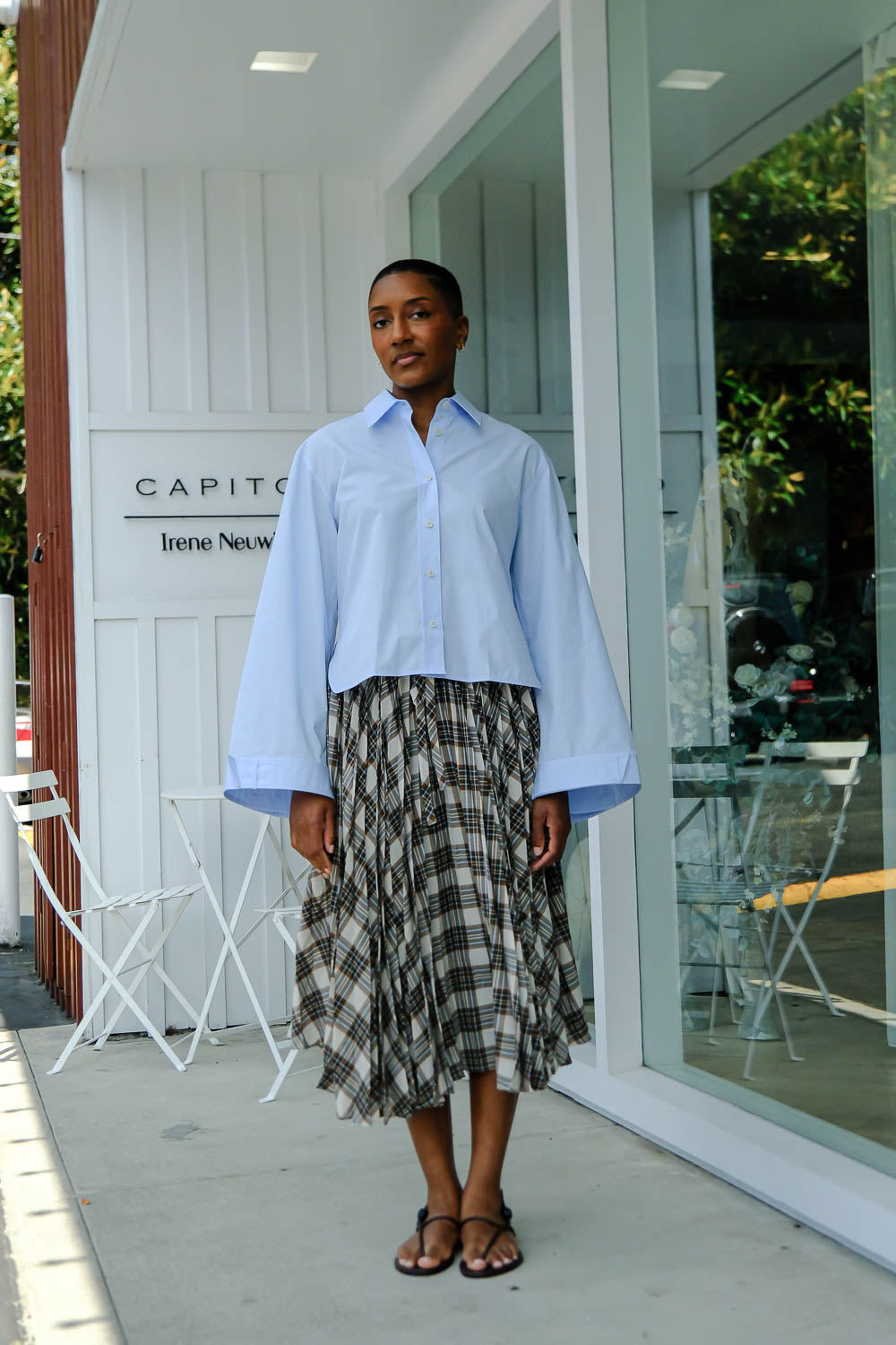 LEE MATHEWS | ROWAN PLEAT MIDI SKIRT | WOMEN'S LUXURY DESIGNER CLOTHING, SHOES, HANDBAGS & JEWELRY | CAPITOL CHARLOTTE, NC & BRENTWOOD, CA