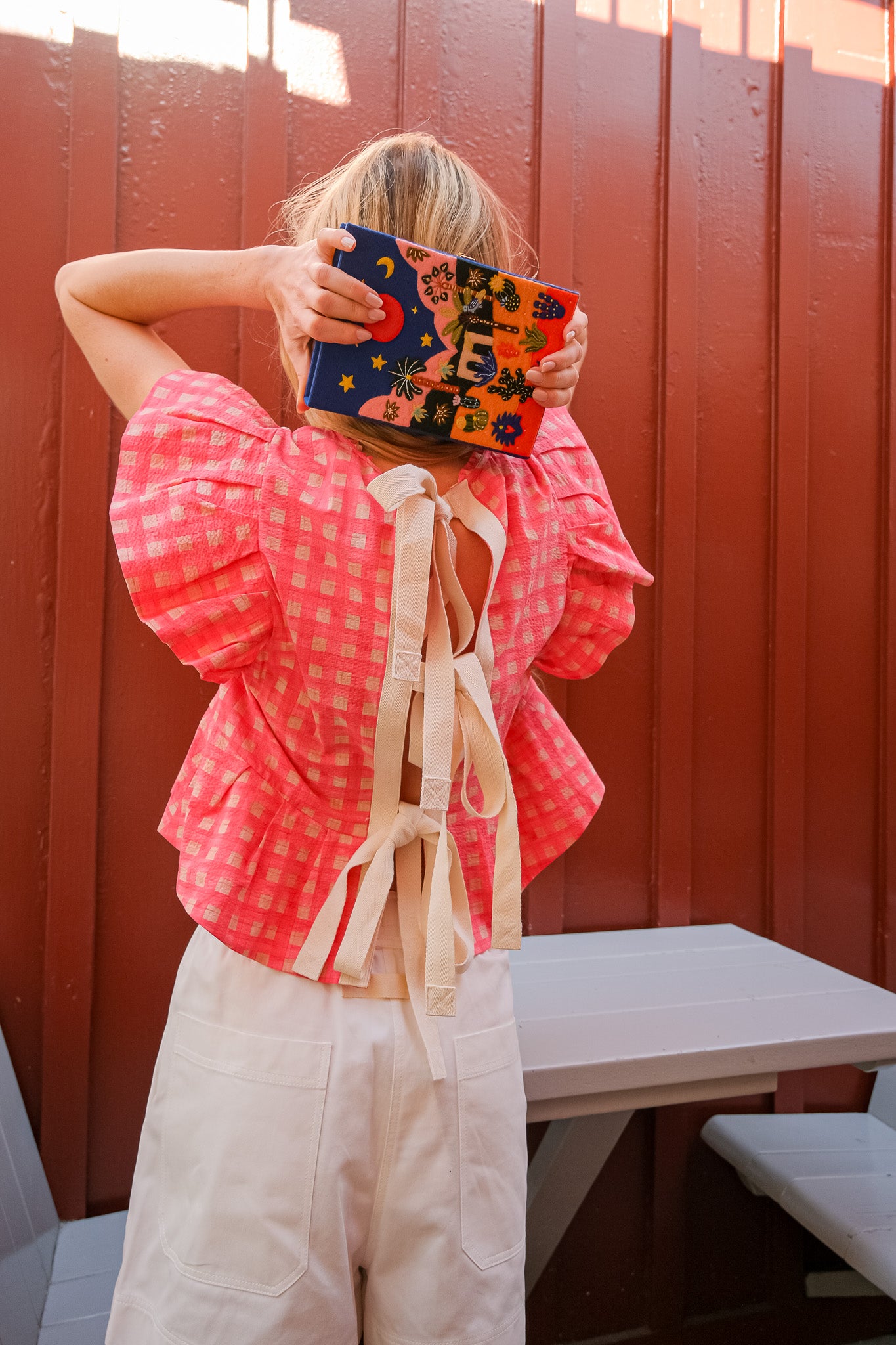 Lee Mathews white cargo shorts with drawstring available in Charlotte, NC and Brentwood, CA.