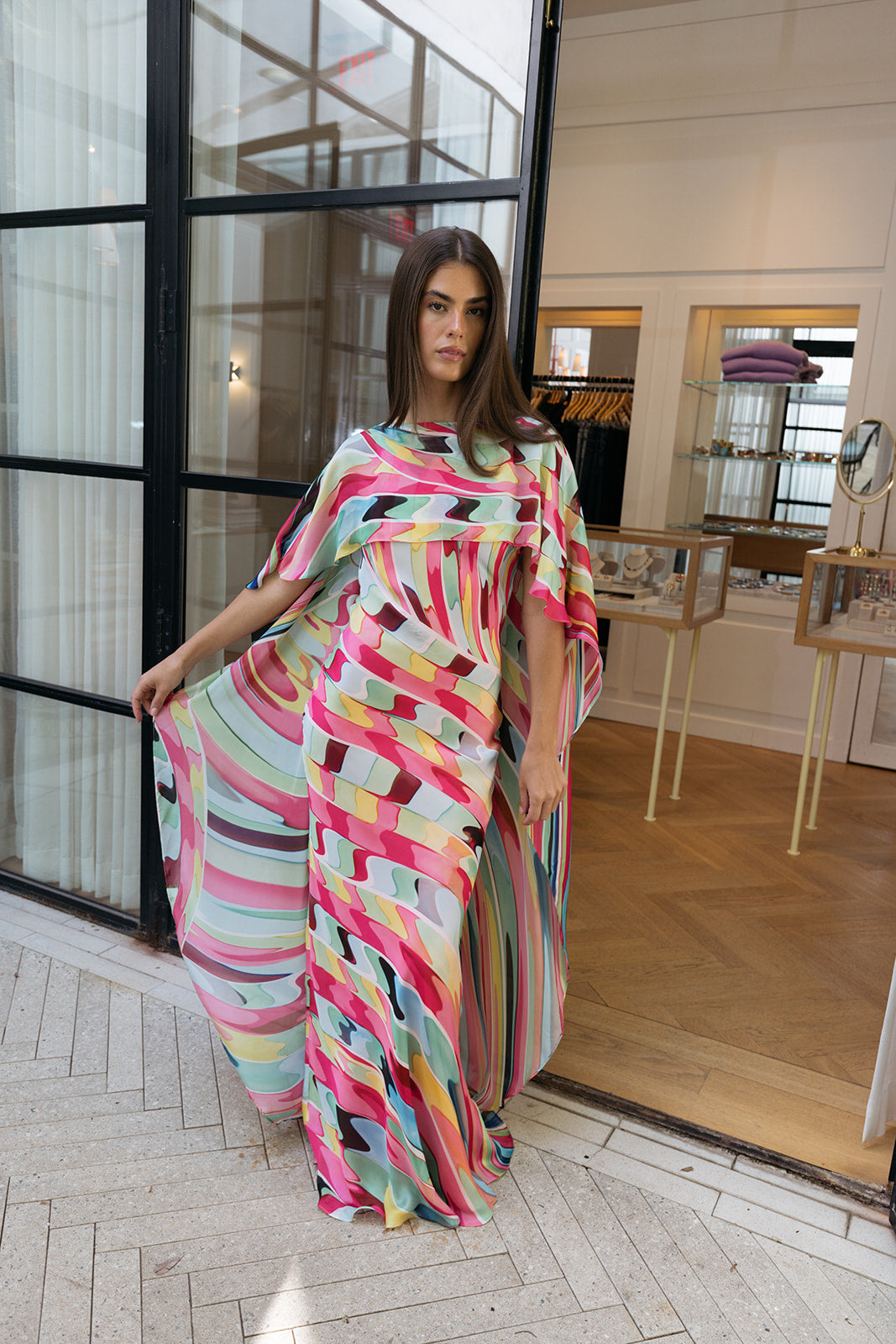 MARY KATRANTZOU | BURNELLE GOWN | WOMEN'S LUXURY DESIGNER CLOTHING, JEWELRY & ACCESSORIES | CAPITOL CHARLOTTE, NC & BRENTWOOD, CA