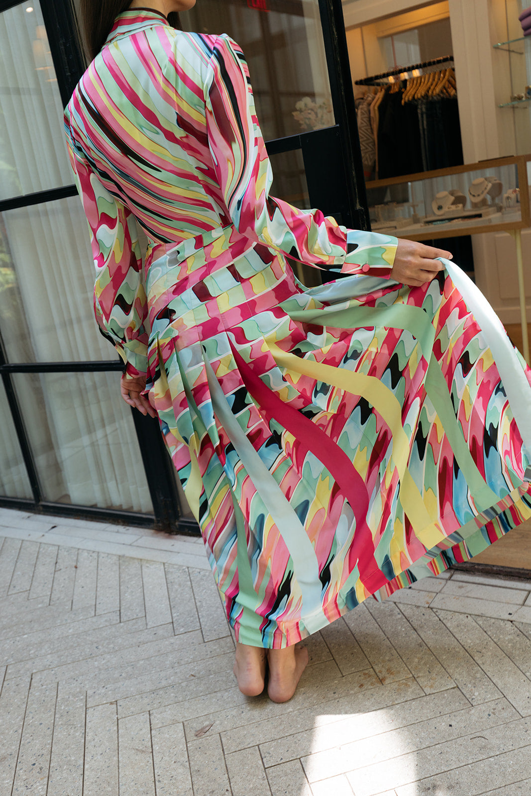 MARY KATRANTZOU | ALEXIS SHIRTDRESS | WOMEN'S LUXURY DESIGNER CLOTHING, JEWELRY & ACCESSORIES | CAPITOL CHARLOTTE, NC & BRENTWOOD, CA