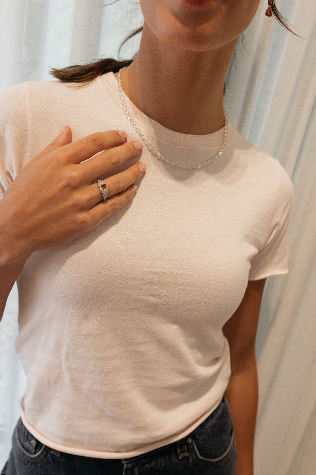 MARIE-HELENE DE TAILLAC | EMERALD CUT LADY LIKE NECKLACE