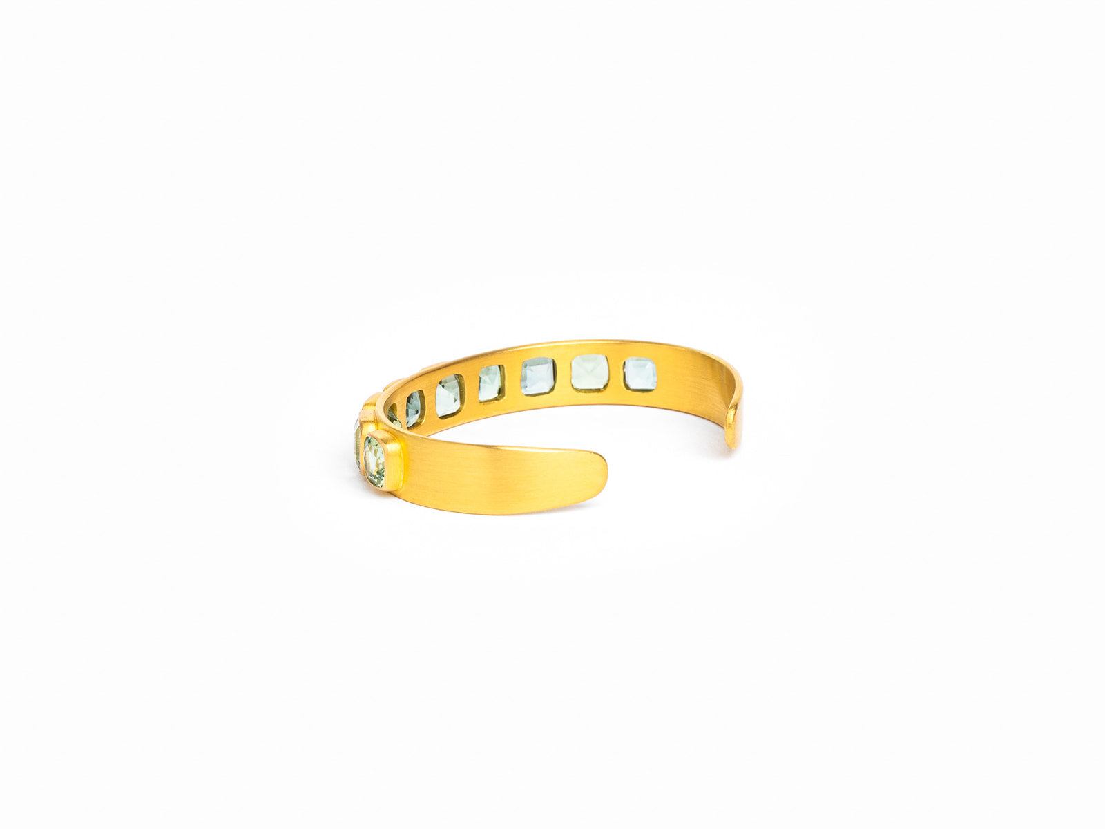 MARIE-HELENE DE TAILLAC | GREEN TOURMALINE (15.87) PUNKY CUFF