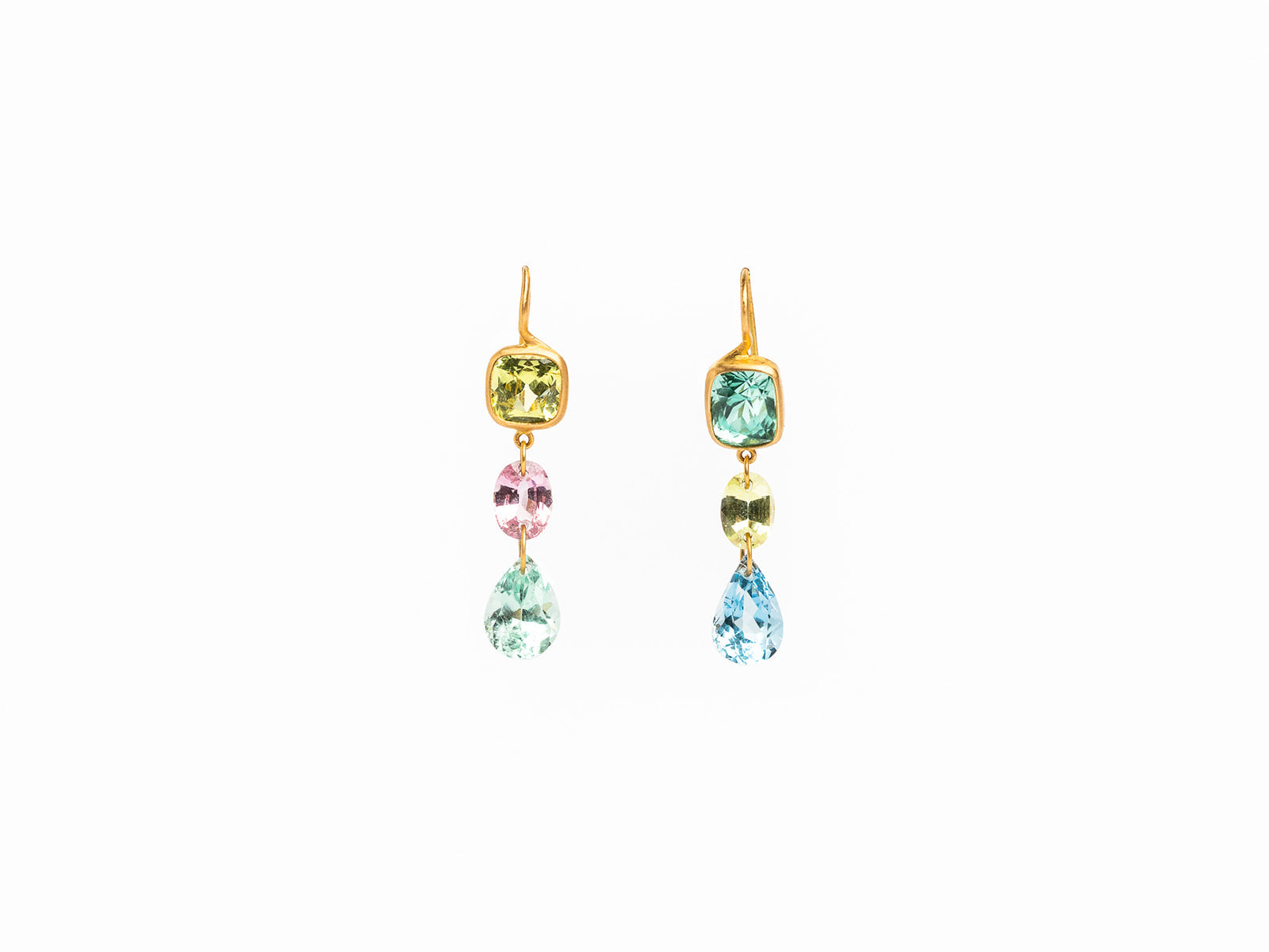 MARIE-HELENE DE TAILLAC | MULTI ELIZABETH T (9.63CT) EARRINGS