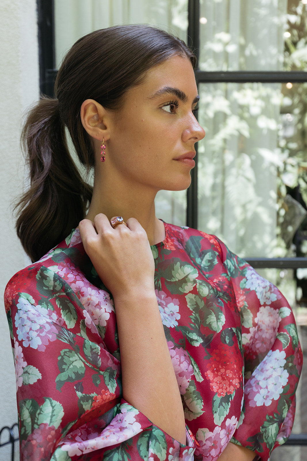 MARIE-HELENE DE TAILLAC | PINK TOURMALINE (8.31) JEMIMA EARRINGS