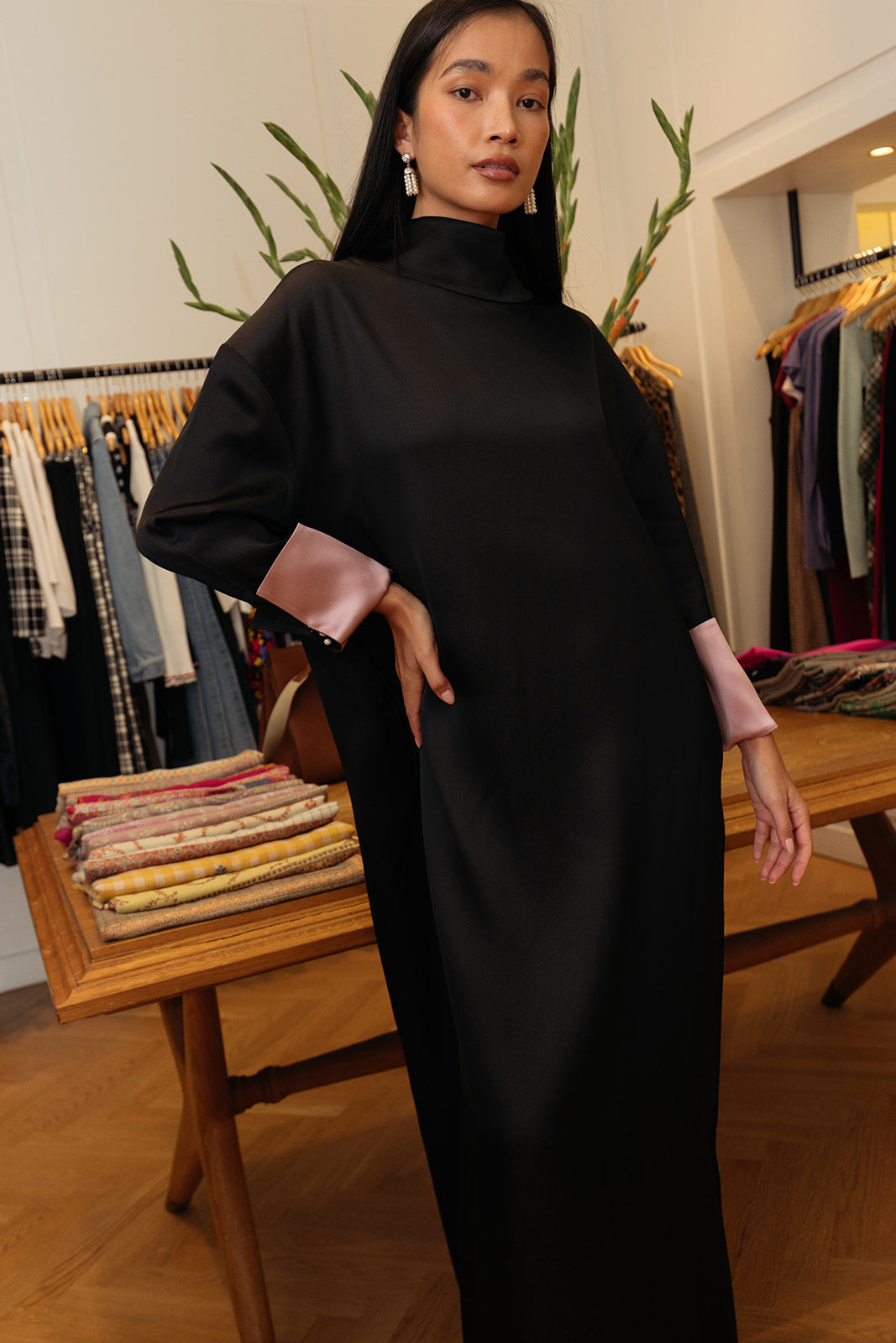 NACKIYE | LIP SYNC LONG DRESS | WOMEN'S LUXURY DESIGNER CLOTHING, SHOES, HANDBAGS & JEWELRY | CAPITOL CHARLOTTE, NC & BRENTWOOD, CA
