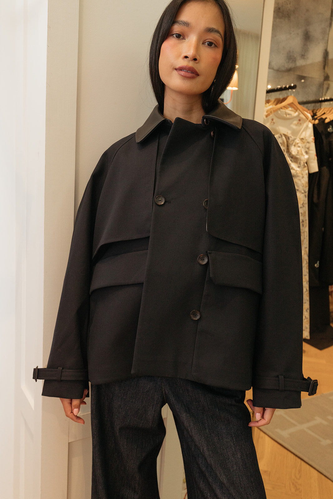 NACKIYE | POWER BALLAD SHORT JACKET | WOMEN'S LUXURY DESIGNER CLOTHING, SHOES, HANDBAGS & JEWELRY | CAPITOL CHARLOTTE, NC & BRENTWOOD, CA