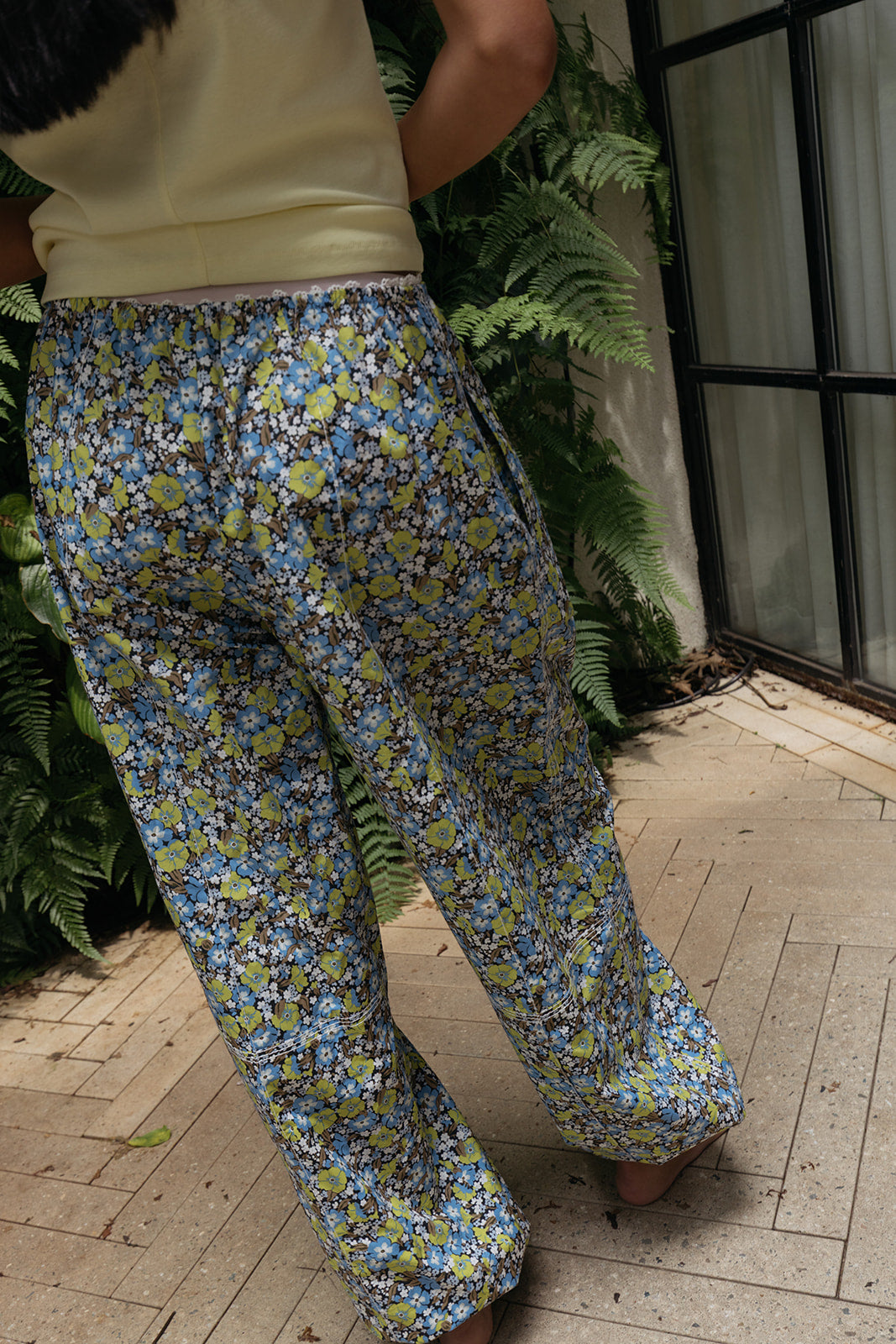 NACKIYÉ | TOPKAPI FLORAL ELASTIC PANTS | WOMEN'S LUXURY DESIGNER CLOTHING, SHOES, HANDBAGS & JEWELRY | CAPITOL CHARLOTTE, NC & BRENTWOOD, CA