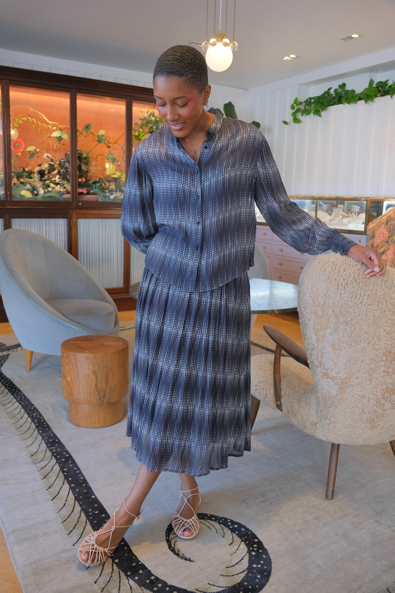 OFFICINE GENERALE | ADELINE GRAPHIC PRINT TOP | WOMEN'S LUXURY DESIGNER CLOTHING, SHOES, HANDBAGS & JEWELRY | CAPITOL CHARLOTTE, NC & BRENTWOOD, CA