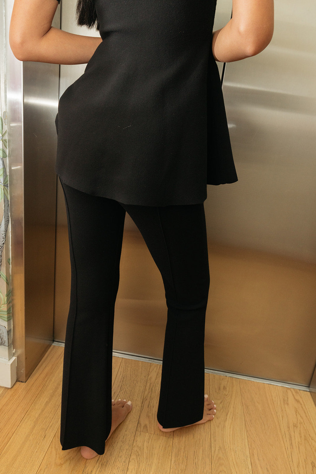 PEPA POMBO | HIGH WAISTED FLORINA FLARED PANT | WOMEN'S LUXURY DESIGNER CLOTHING, SHOES, HANDBAGS & JEWELRY | CAPITOL CHARLOTTE, NC & BRENTWOOD, CA