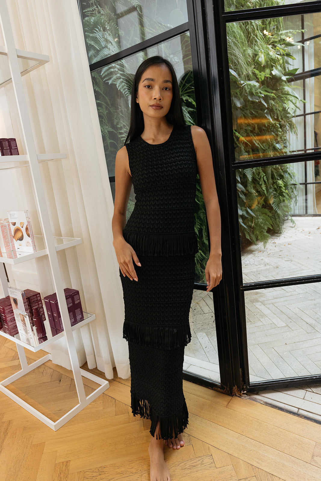 PEPA POMBO | RIBBON ALIRA MAXI DRESS | WOMEN'S LUXURY DESIGNER CLOTHING, SHOES, HANDBAGS & JEWELRY | CAPITOL CHARLOTTE, NC & BRENTWOOD, CA