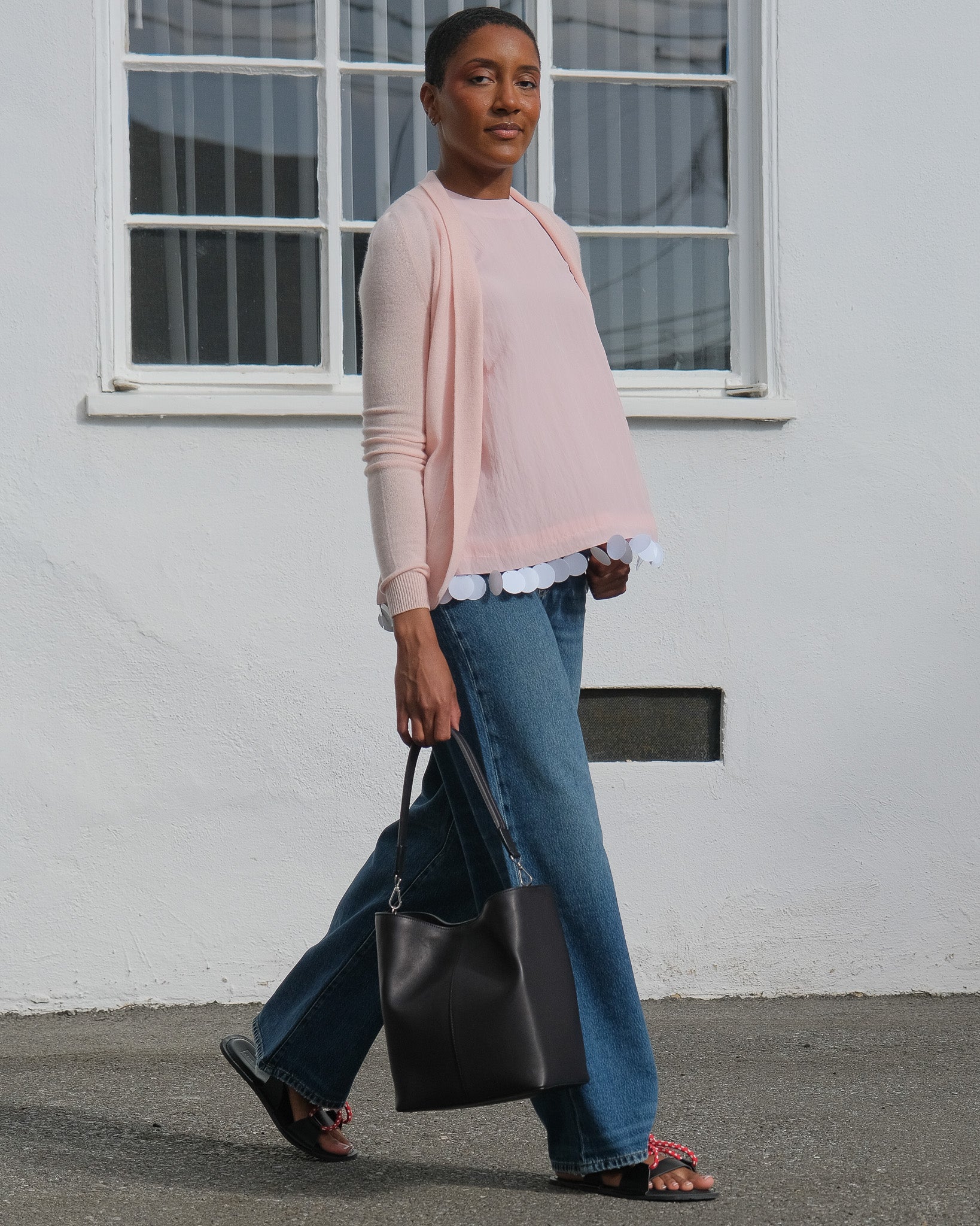 PLAN C | BABY PINK CASHMERE CARDIGAN | WOMEN'S LUXURY DESIGNER CLOTHING, SHOES, HANDBAGS & JEWELRY | CAPITOL CHARLOTTE, NC & BRENTWOOD, CA