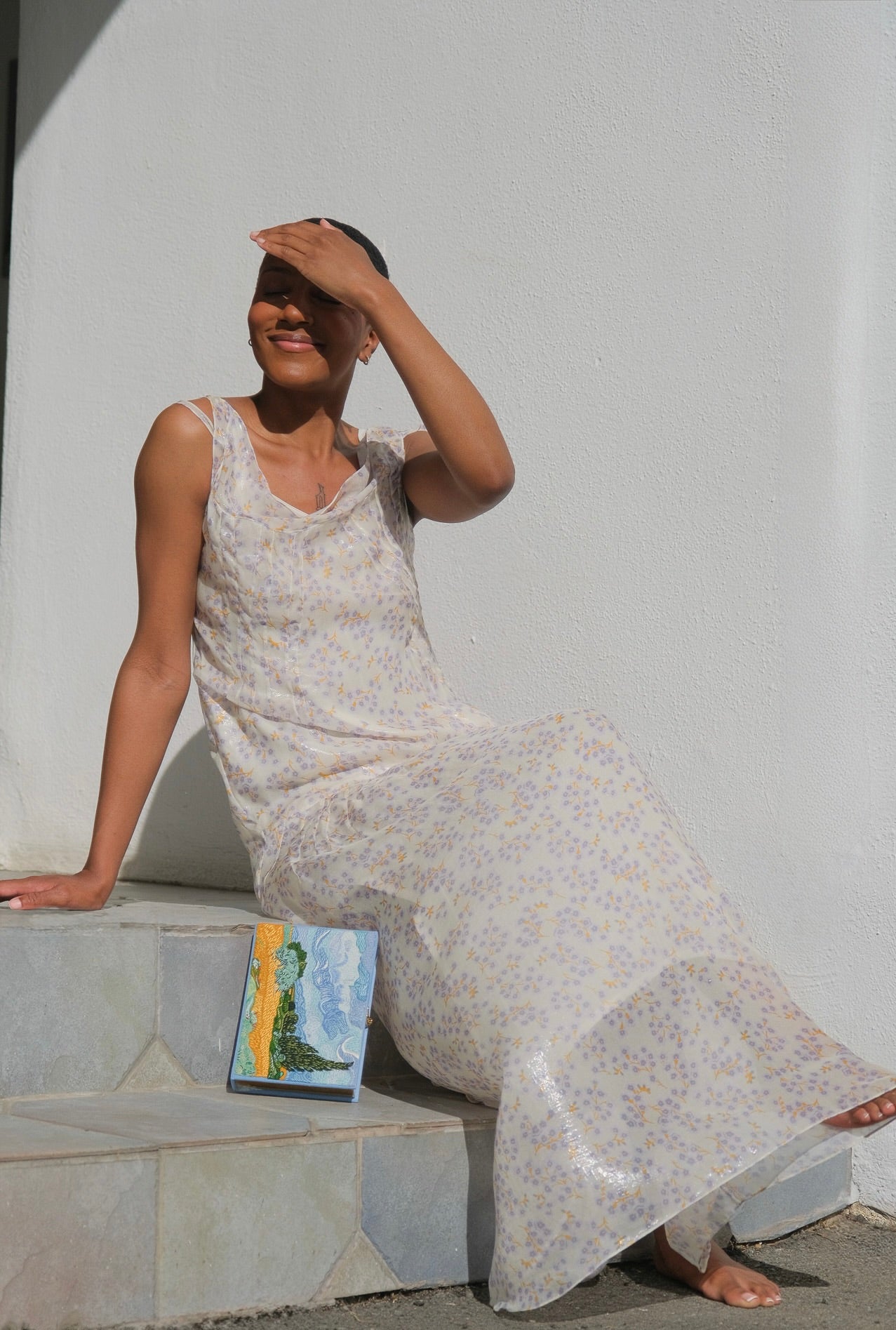PLAN C | DRAPED PRINTED LONG DRESS | WOMEN'S LUXURY DESIGNER CLOTHING, SHOES, HANDBAGS & JEWELRY | CAPITOL CHARLOTTE, NC & BRENTWOOD, CA