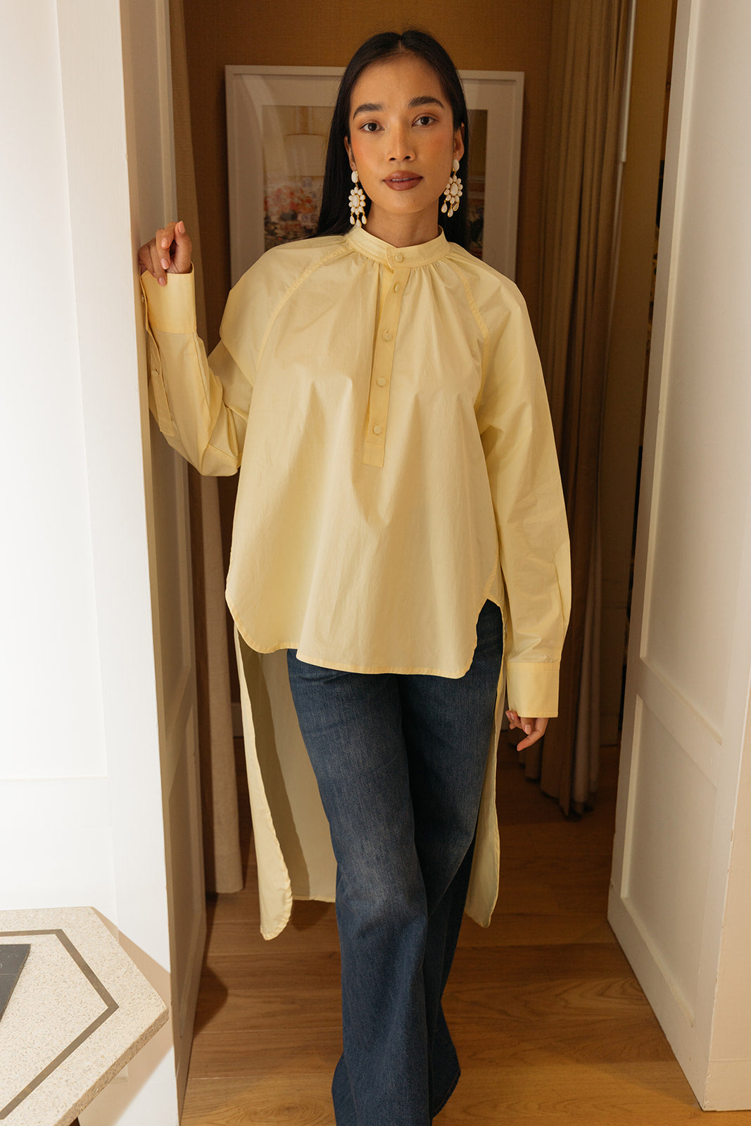 PLAN C | HIGHLOW BLOUSE | WOMEN'S LUXURY DESIGNER CLOTHING, SHOES, HANDBAGS & JEWELRY | CAPITOL CHARLOTTE, NC & BRENTWOOD, CA