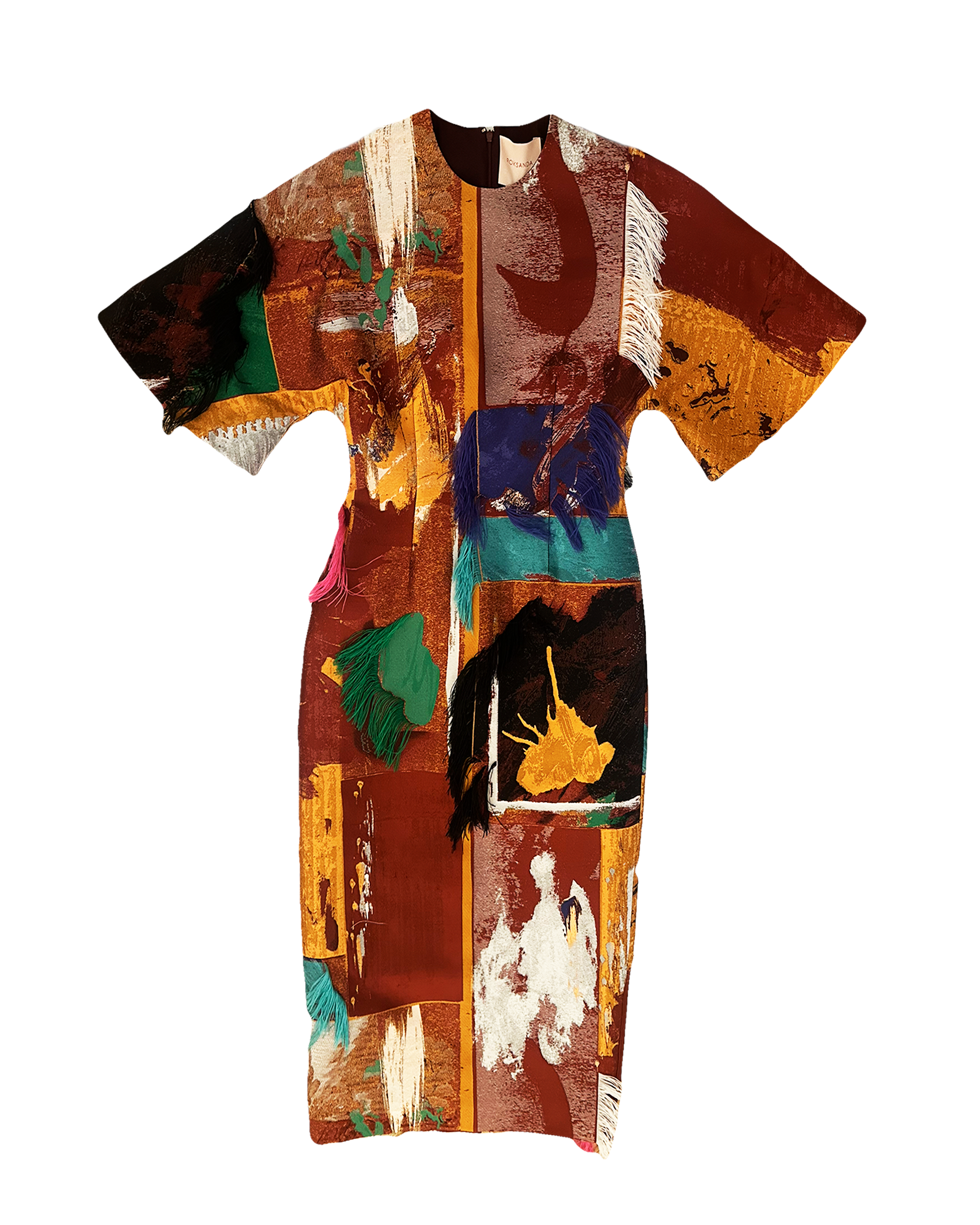 ROKSANDA | SHORT SLEEVE JACQUARD FALAH DRESS