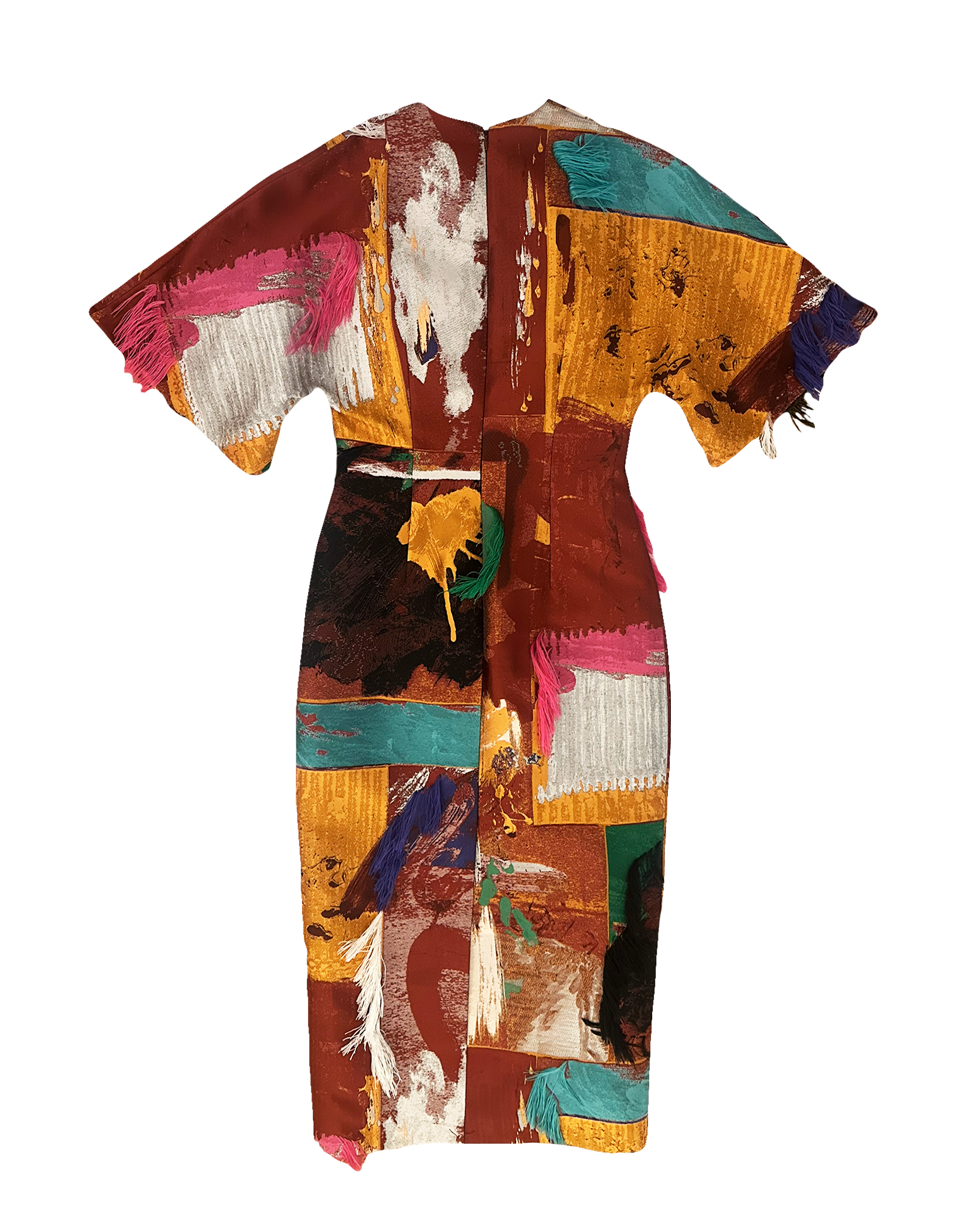 ROKSANDA | SHORT SLEEVE JACQUARD FALAH DRESS