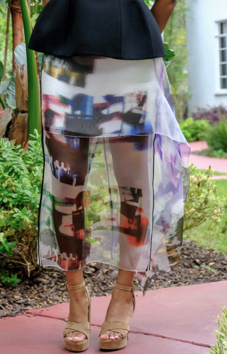 ROKSANDA | ORGANZA PRINTED SKIRT | WOMEN'S LUXURY DESIGNER CLOTHING, SHOES, HANDBAGS & JEWELRY | CAPITOL CHARLOTTE, NC & BRENTWOOD, CA