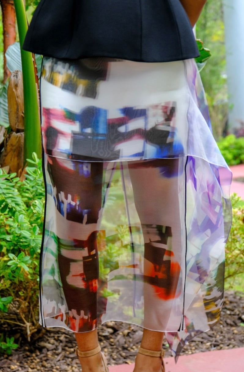 ROKSANDA | ORGANZA PRINTED SKIRT | WOMEN'S LUXURY DESIGNER CLOTHING, SHOES, HANDBAGS & JEWELRY | CAPITOL CHARLOTTE, NC & BRENTWOOD, CA