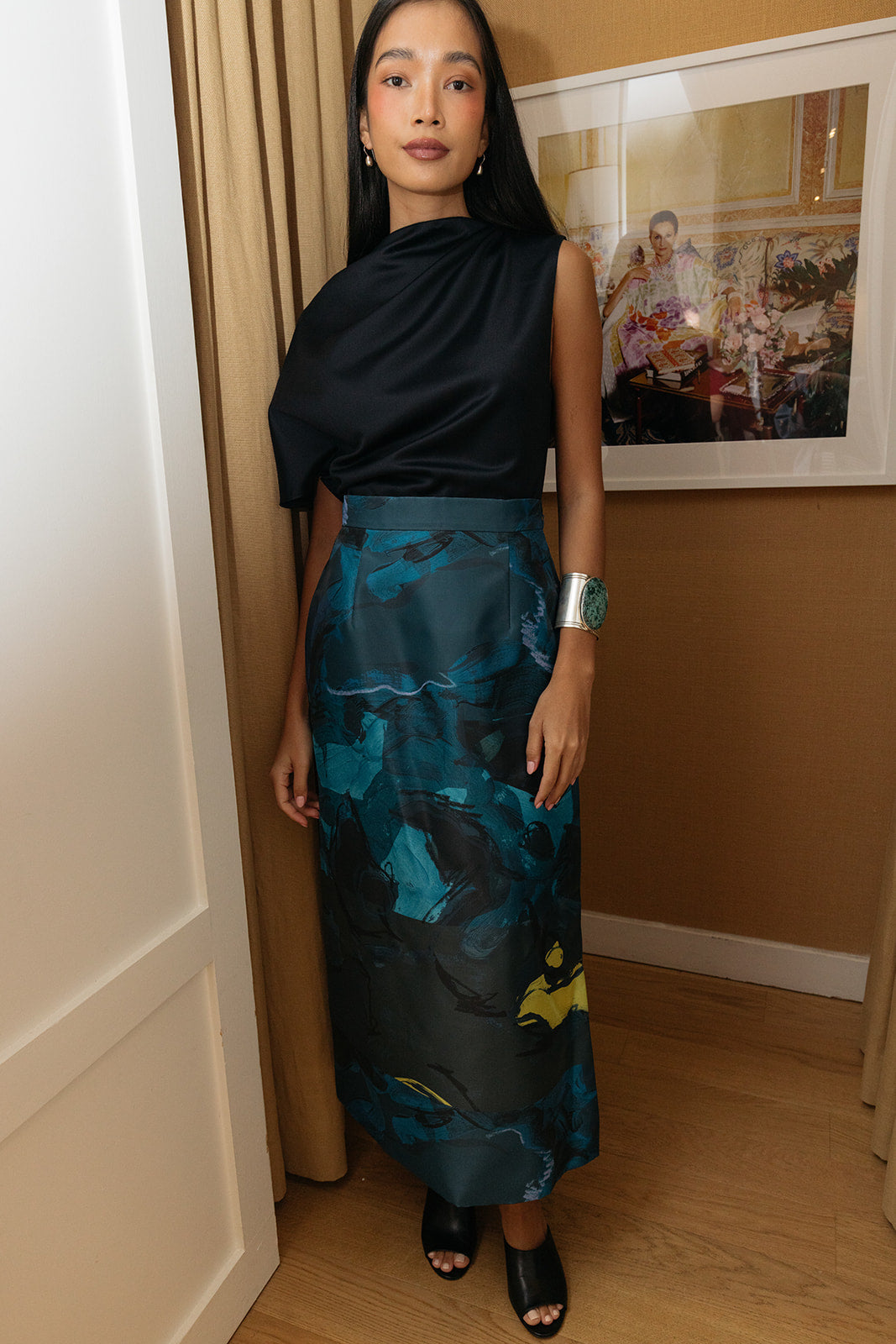 ROKSANDA | PRINTED TWILL IRMA SKIRT | WOMEN'S LUXURY DESIGNER CLOTHING, SHOES, HANDBAGS & JEWELRY | CAPITOL CHARLOTTE, NC & BRENTWOOD, CA