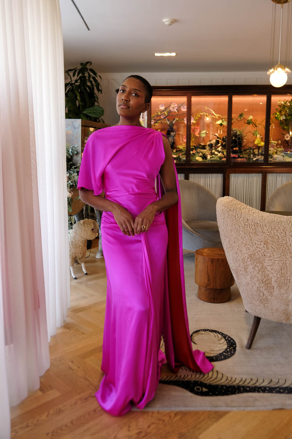 ROKSANDA | SILK SATIN GOWN | WOMEN'S LUXURY DESIGNER CLOTHING, SHOES, HANDBAGS & JEWELRY | CAPITOL CHARLOTTE, NC & BRENTWOOD, CA