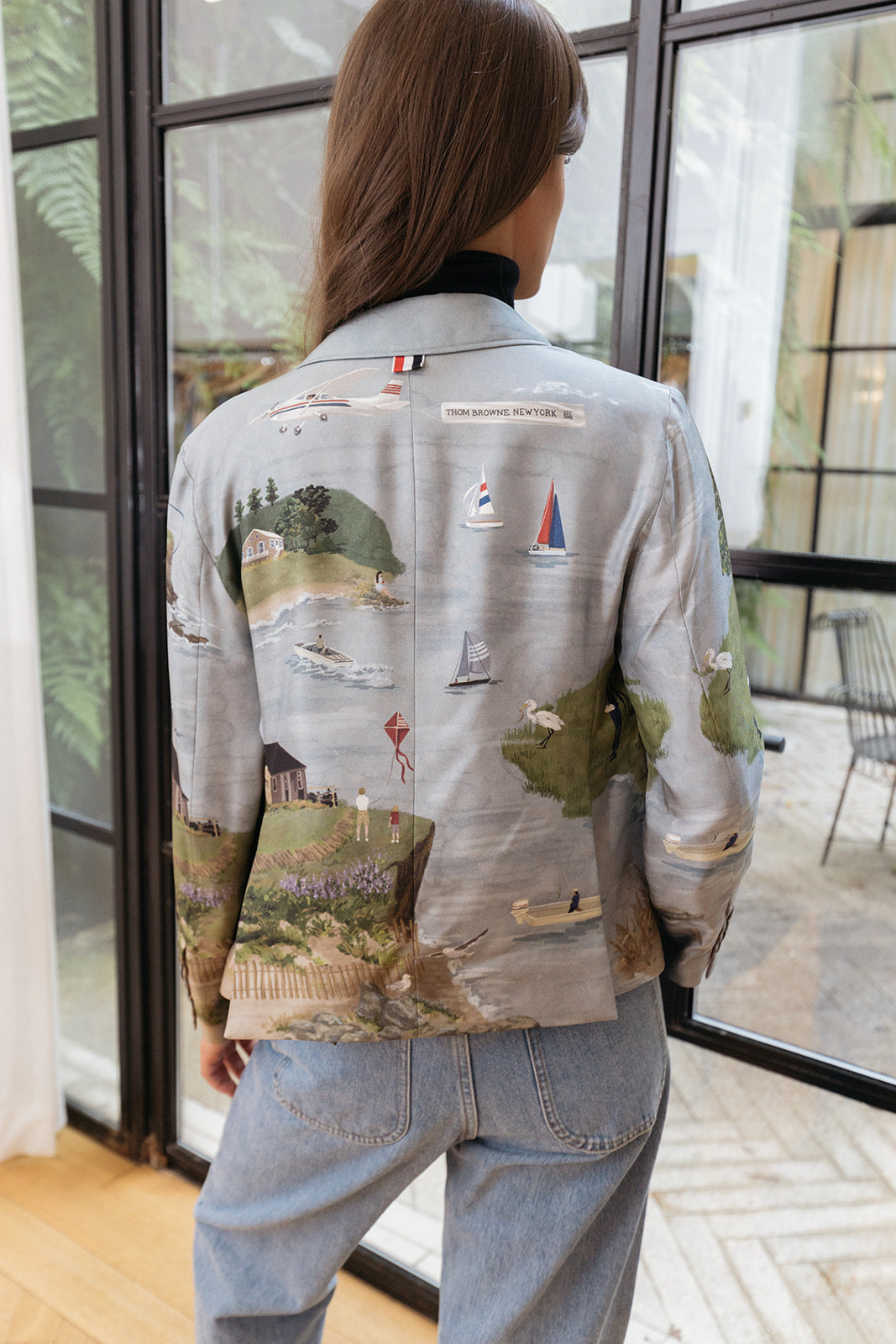 THOM BROWNE | FIT 3 NANTUCKET COAT | WOMEN'S LUXURY DESIGNER CLOTHING, SHOES, HANDBAGS & JEWELRY | CAPITOL CHARLOTTE, NC & BRENTWOOD, CA