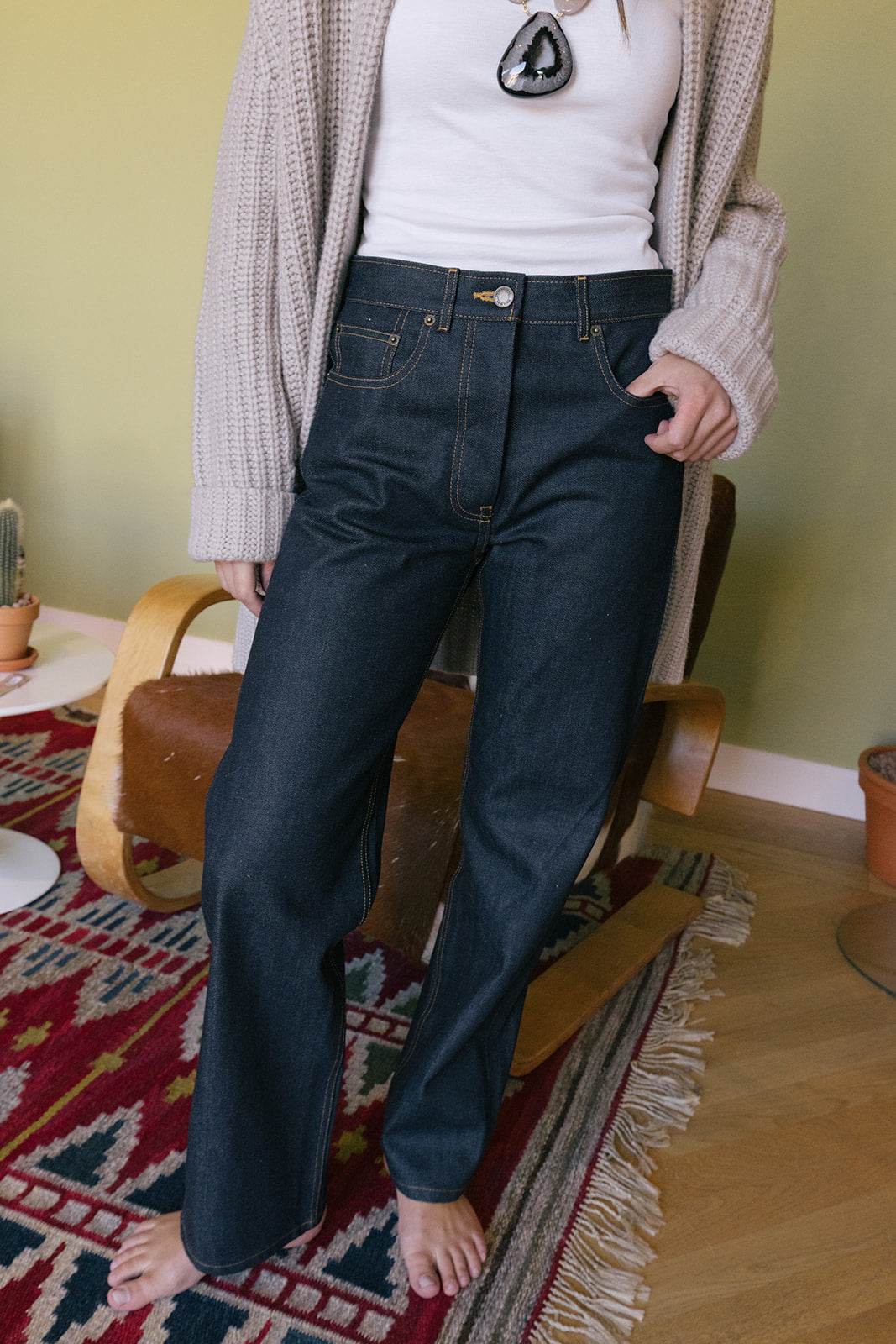 THOM BROWNE | 5-POCKET JAPANESE DENIM | WOMEN'S LUXURY DESIGNER CLOTHING, SHOES, HANDBAGS & JEWELRY | CAPITOL CHARLOTTE, NC & BRENTWOOD, CA