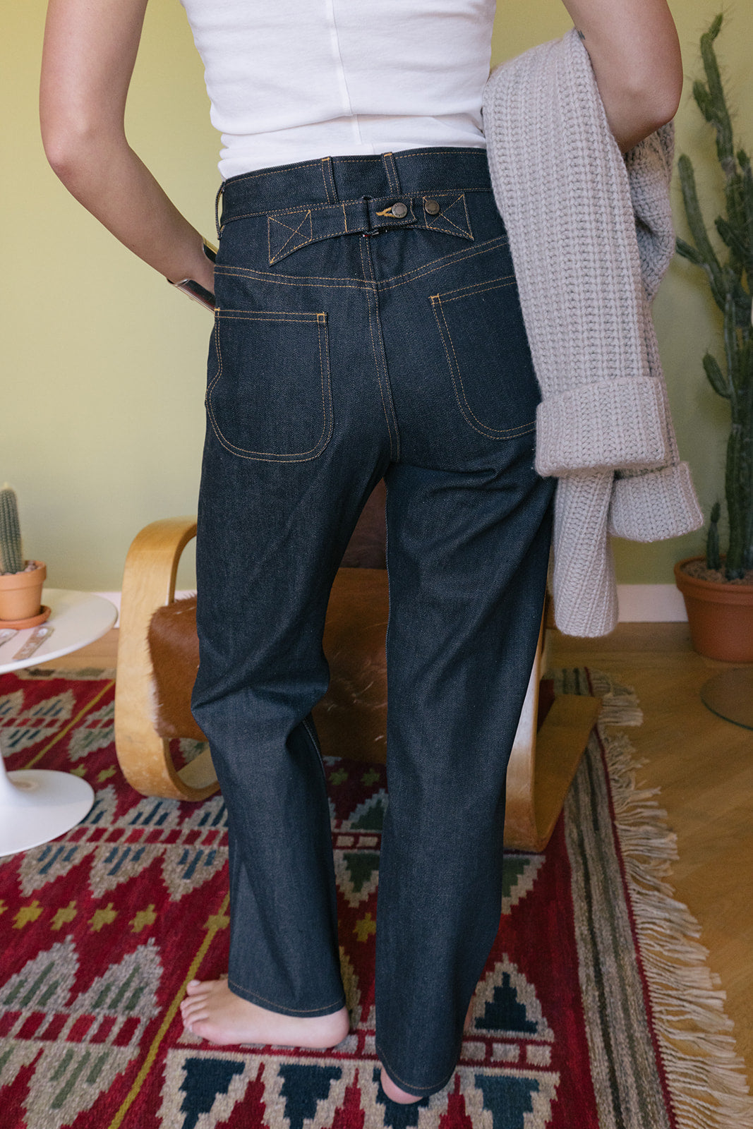 THOM BROWNE | 5-POCKET JAPANESE DENIM | WOMEN'S LUXURY DESIGNER CLOTHING, SHOES, HANDBAGS & JEWELRY | CAPITOL CHARLOTTE, NC & BRENTWOOD, CA
