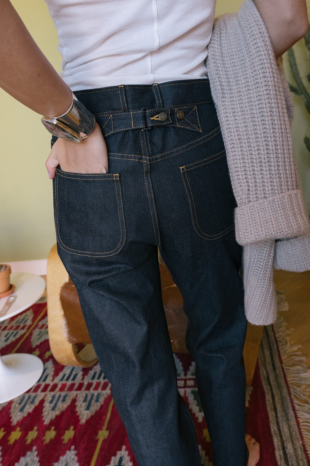 THOM BROWNE | 5-POCKET JAPANESE DENIM | WOMEN'S LUXURY DESIGNER CLOTHING, SHOES, HANDBAGS & JEWELRY | CAPITOL CHARLOTTE, NC & BRENTWOOD, CA