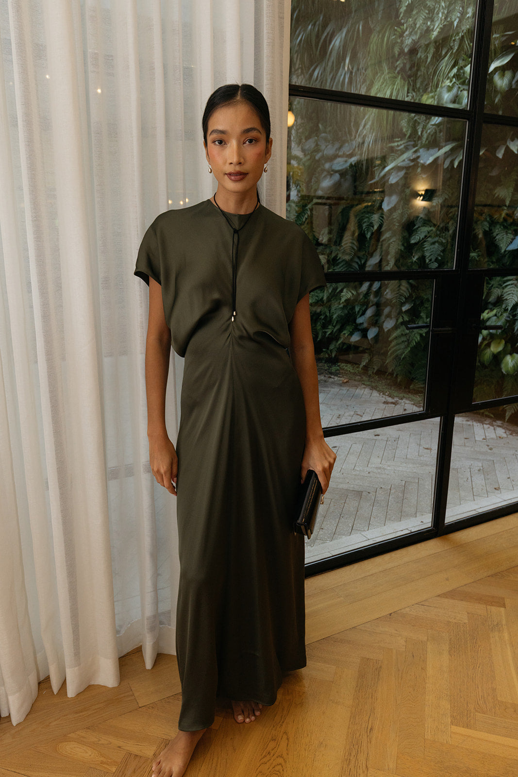 TOTEME | SLOUCH WAIST DRESS | WOMEN'S LUXURY DESIGNER CLOTHING, SHOES, HANDBAGS & JEWELRY | CAPITOL CHARLOTTE, NC & BRENTWOOD, CA