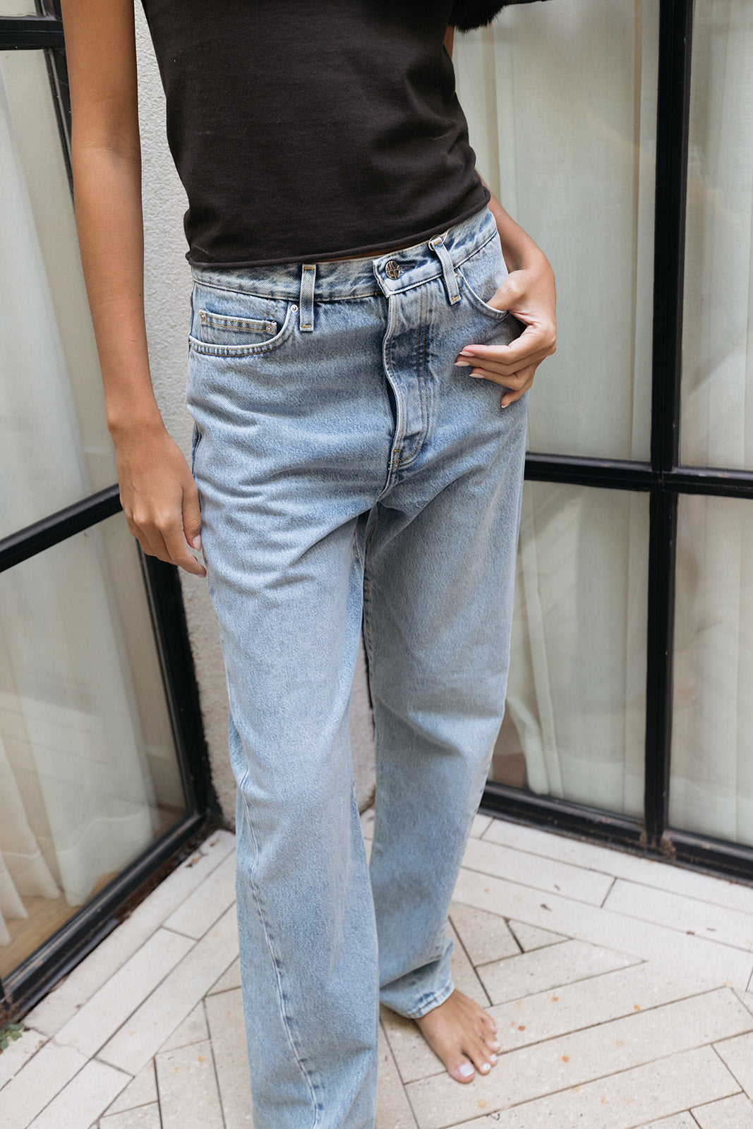 TOTEME | TWISTED SEAM DENIM FULL LENGTH