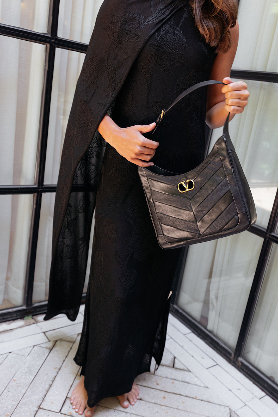 VALENTINO | LEATHER MEDIUM HOBO BAG | WOMEN'S LUXURY DESIGNER CLOTHING, SHOES, HANDBAGS & JEWELRY | CAPITOL CHARLOTTE, NC & BRENTWOOD, CA