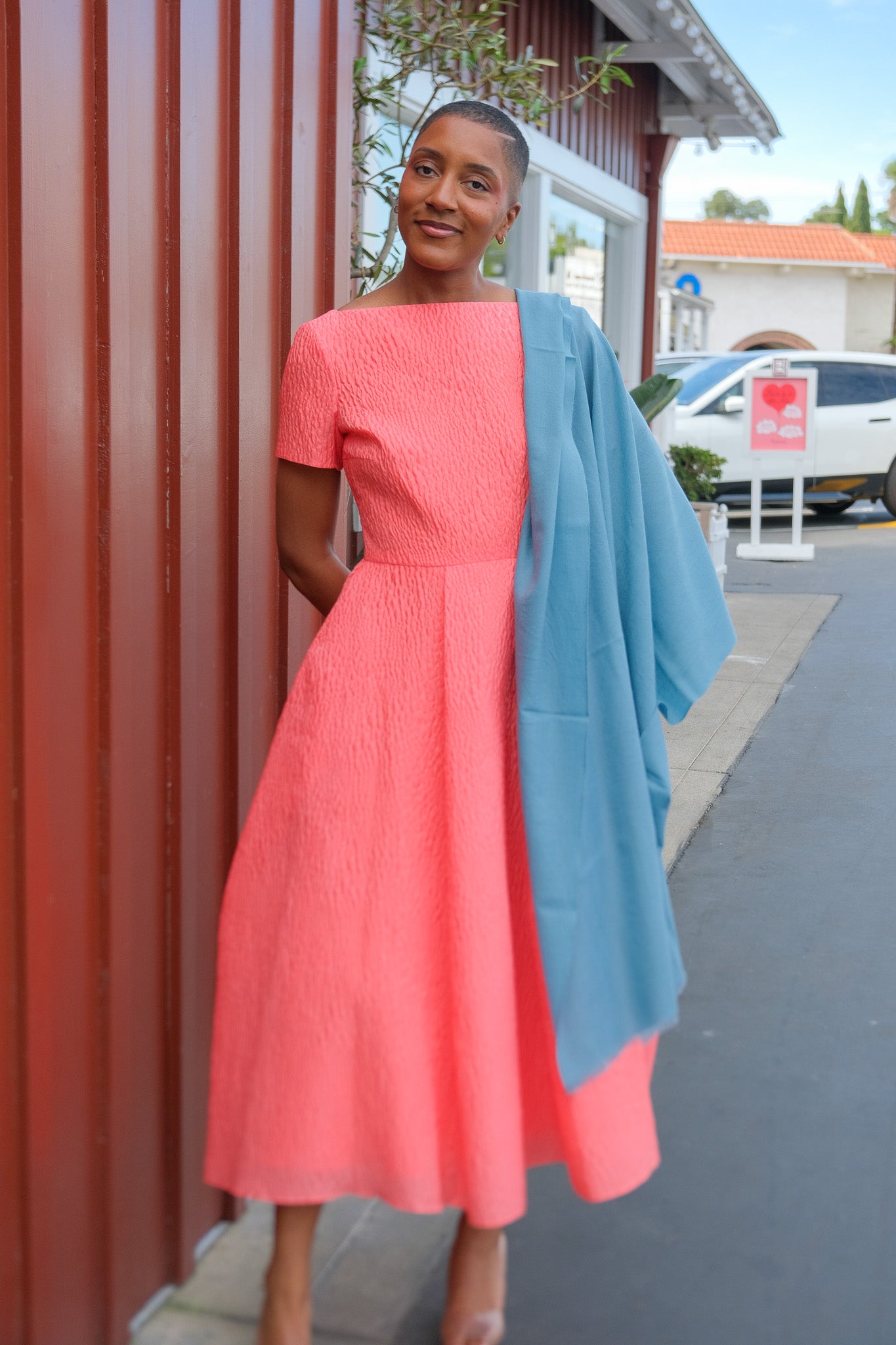 YASER SHAW | SOLID LIGHT BLUE SHAWL