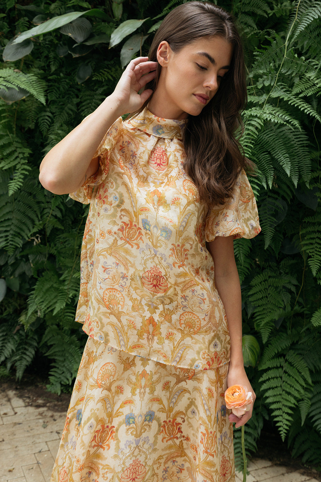ZIMMERMANN | PRINTED VALIANT BUBBLE BLOUSE | WOMEN'S LUXURY DESIGNER CLOTHING, SHOES, HANDBAGS & JEWELRY | CAPITOL CHARLOTTE, NC & BRENTWOOD, CA