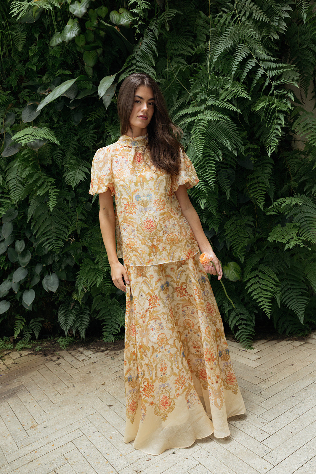 ZIMMERMANN | PRINTED VALIANT BUBBLE BLOUSE | WOMEN'S LUXURY DESIGNER CLOTHING, SHOES, HANDBAGS & JEWELRY | CAPITOL CHARLOTTE, NC & BRENTWOOD, CA