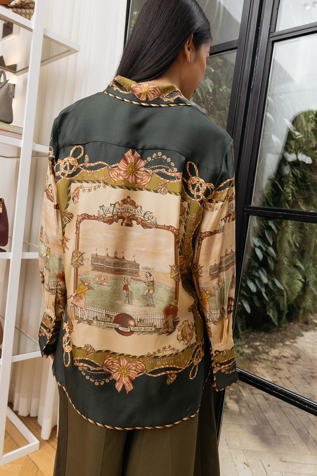 ZIMMERMANN | PRINTED VALIANT TWILL SHIRT | WOMEN'S LUXURY DESIGNER CLOTHING, SHOES, HANDBAGS & JEWELRY | CAPITOL CHARLOTTE, NC & BRENTWOOD, CA