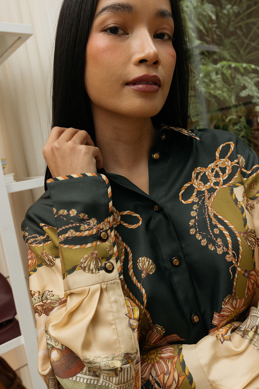 ZIMMERMANN | PRINTED VALIANT TWILL SHIRT | WOMEN'S LUXURY DESIGNER CLOTHING, SHOES, HANDBAGS & JEWELRY | CAPITOL CHARLOTTE, NC & BRENTWOOD, CA