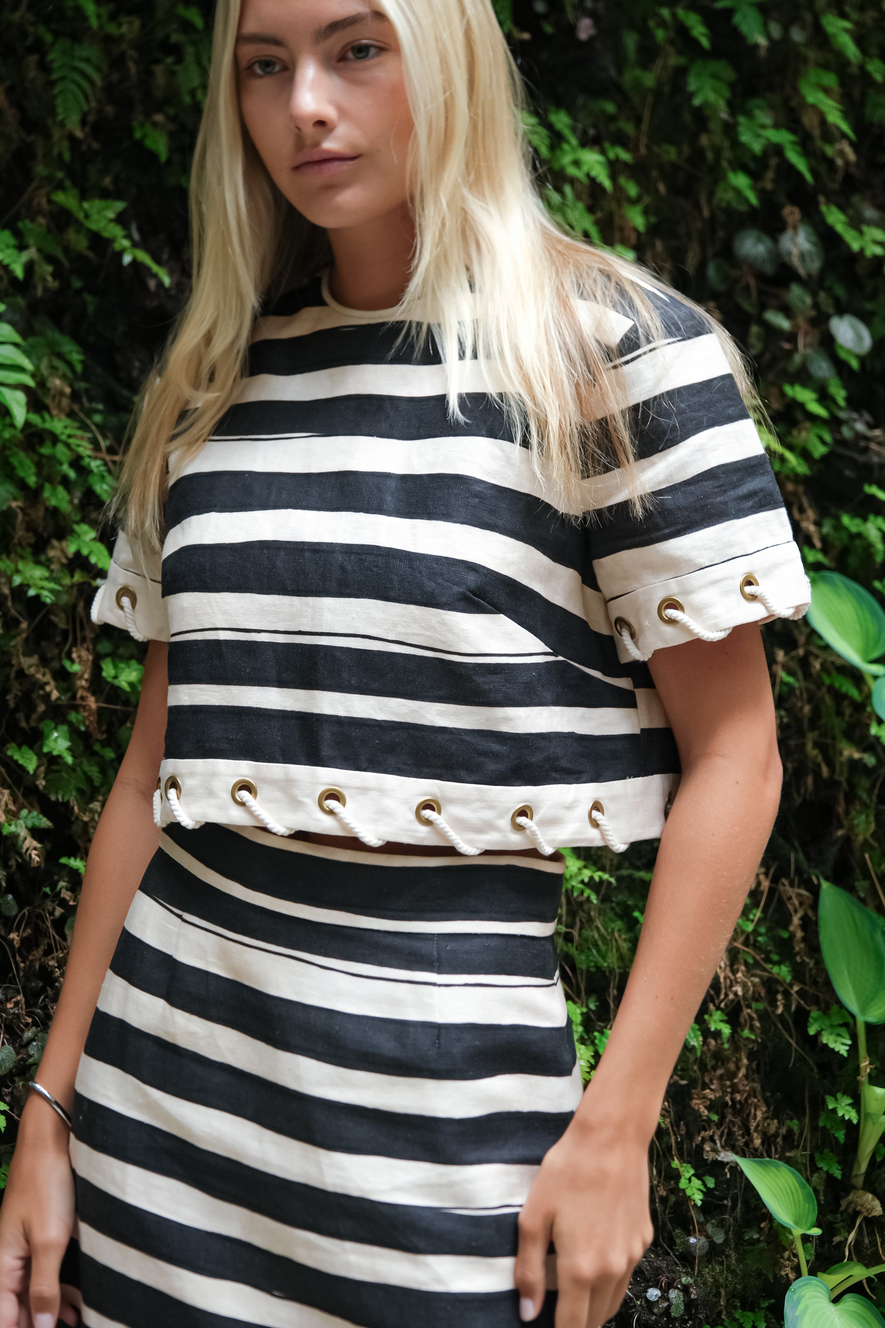 ZIMMERMANN | STRIPE ROPE CROP TOP | WOMEN'S LUXURY DESIGNER CLOTHING, SHOES, HANDBAGS & JEWELRY | CAPITOL CHARLOTTE, NC & BRENTWOOD, CA