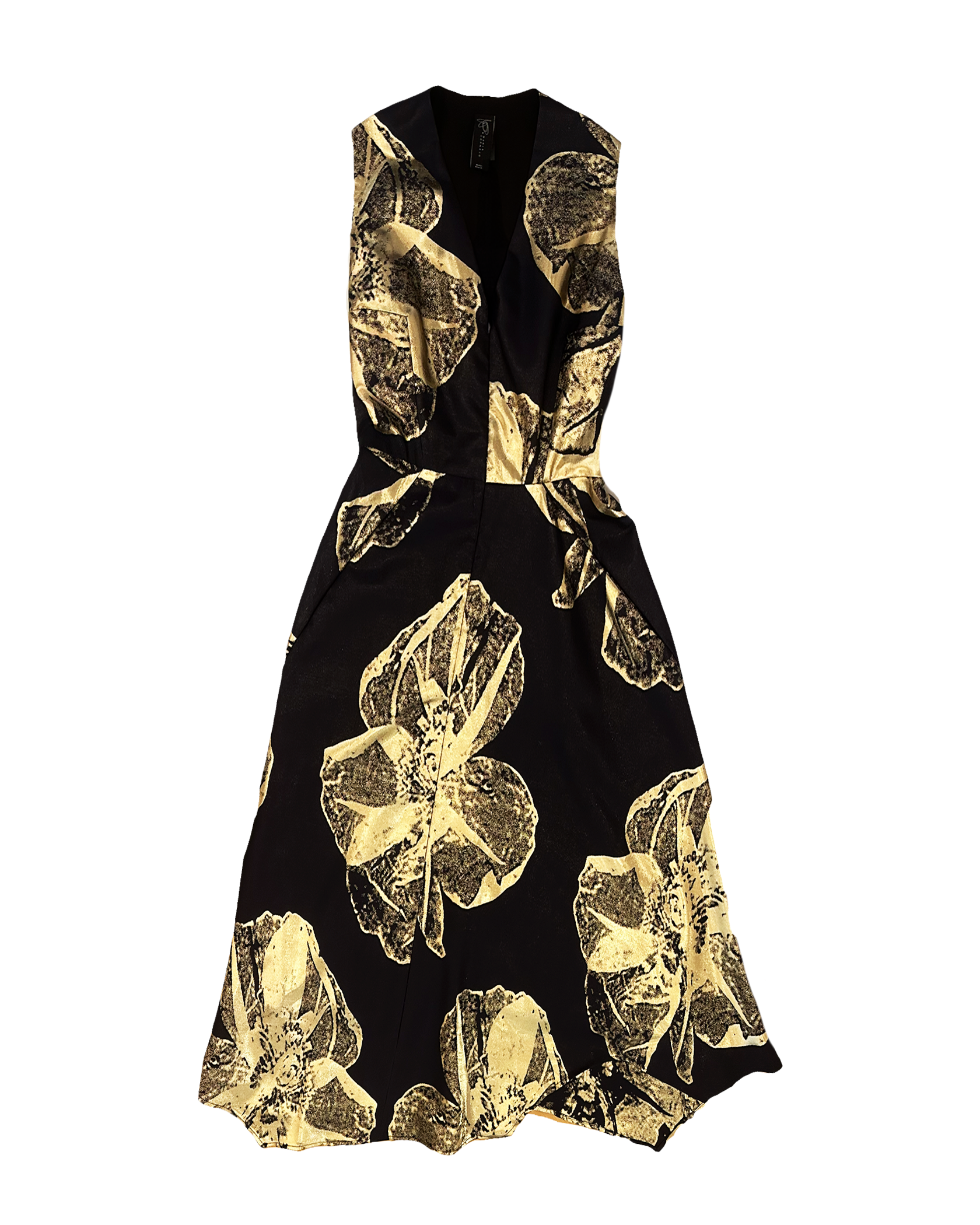ZERO+MARIA CORNEJO | GOLDEN BLOOM JACQUARD DRESS