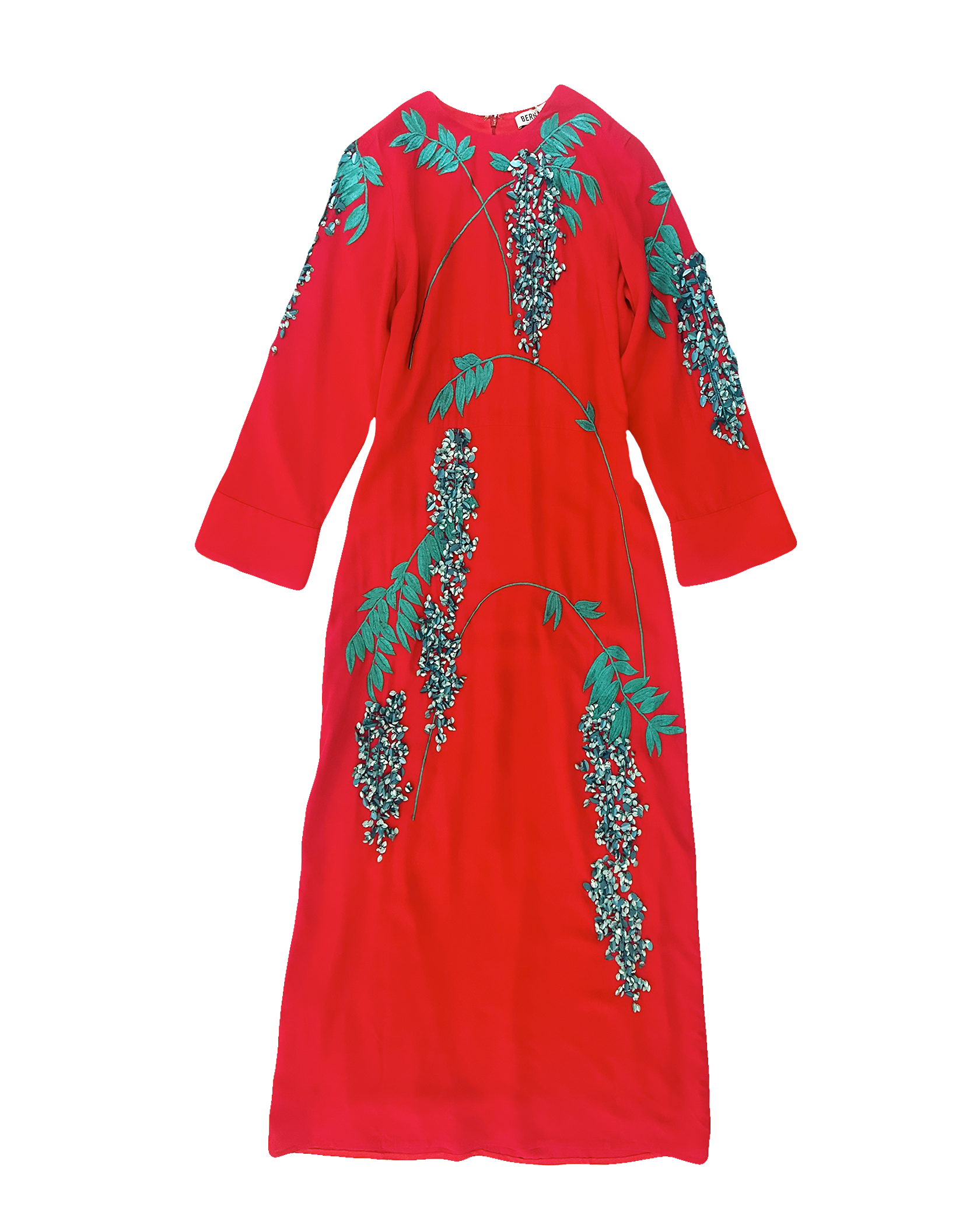 BERNADETTE | HARRY EMBROIDERED MIDI DRESS