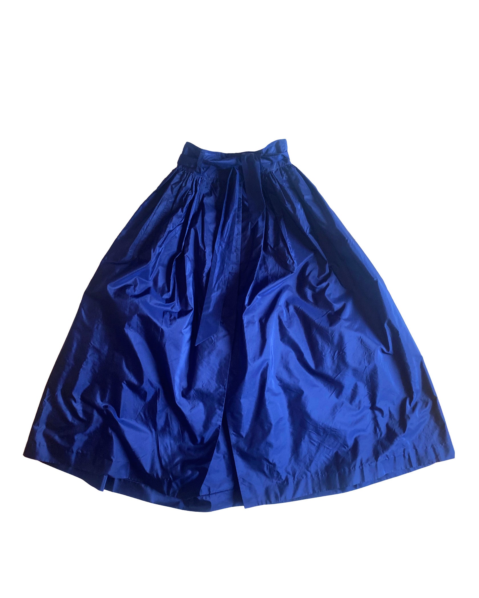 MARTIN GRANT | GATHERED LONG SKIRT WITH FRONT OPENING