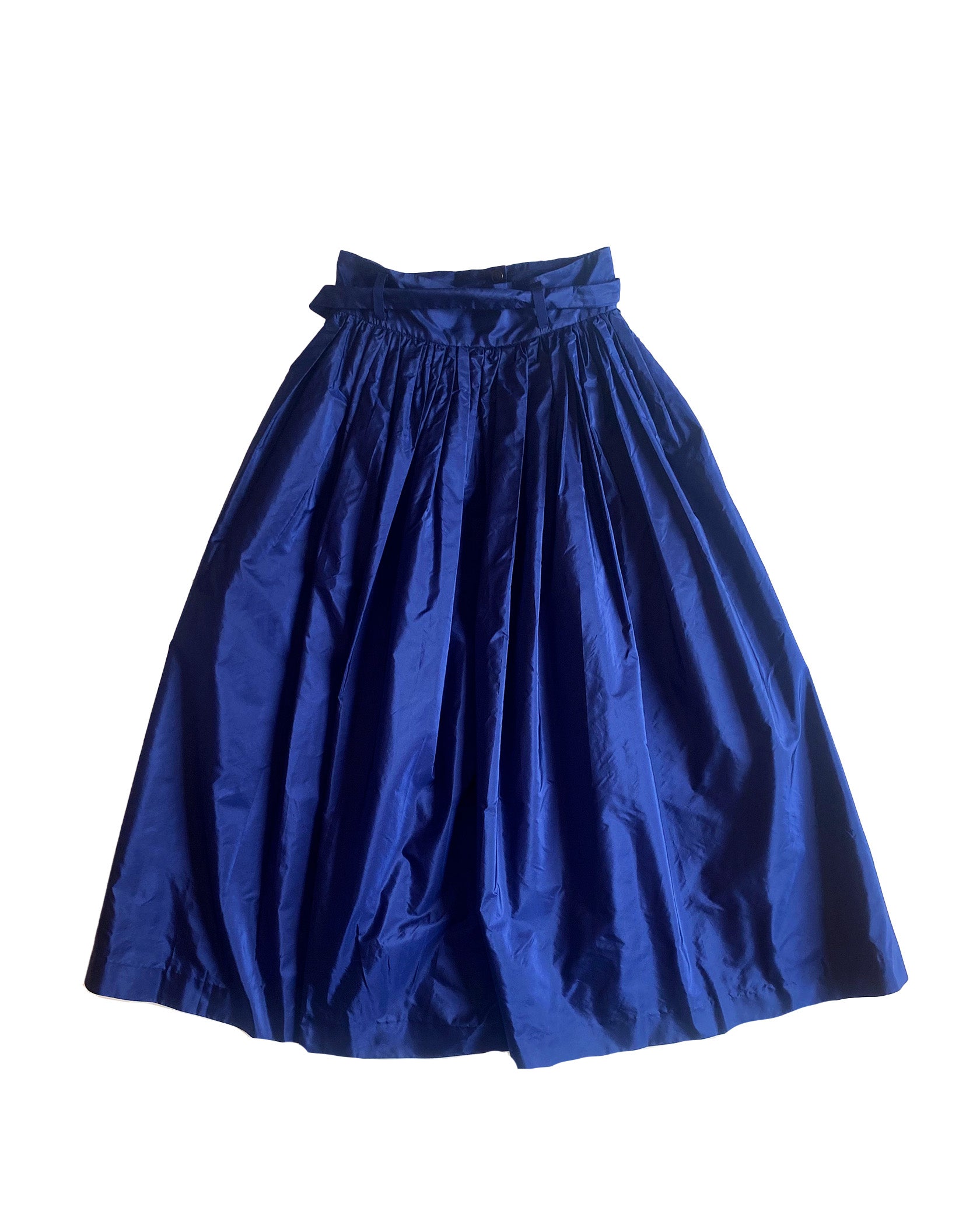 MARTIN GRANT | GATHERED LONG SKIRT WITH FRONT OPENING