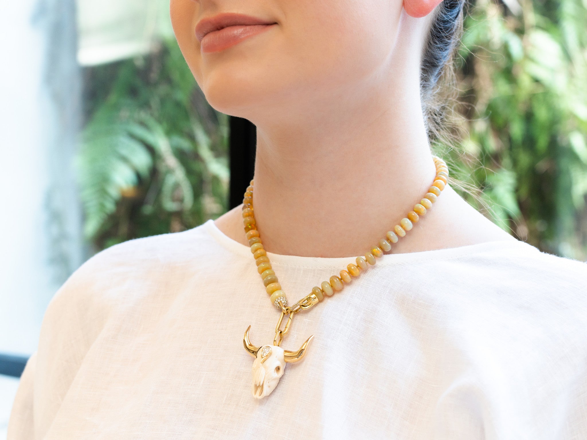 BULL SKULL PENDANT