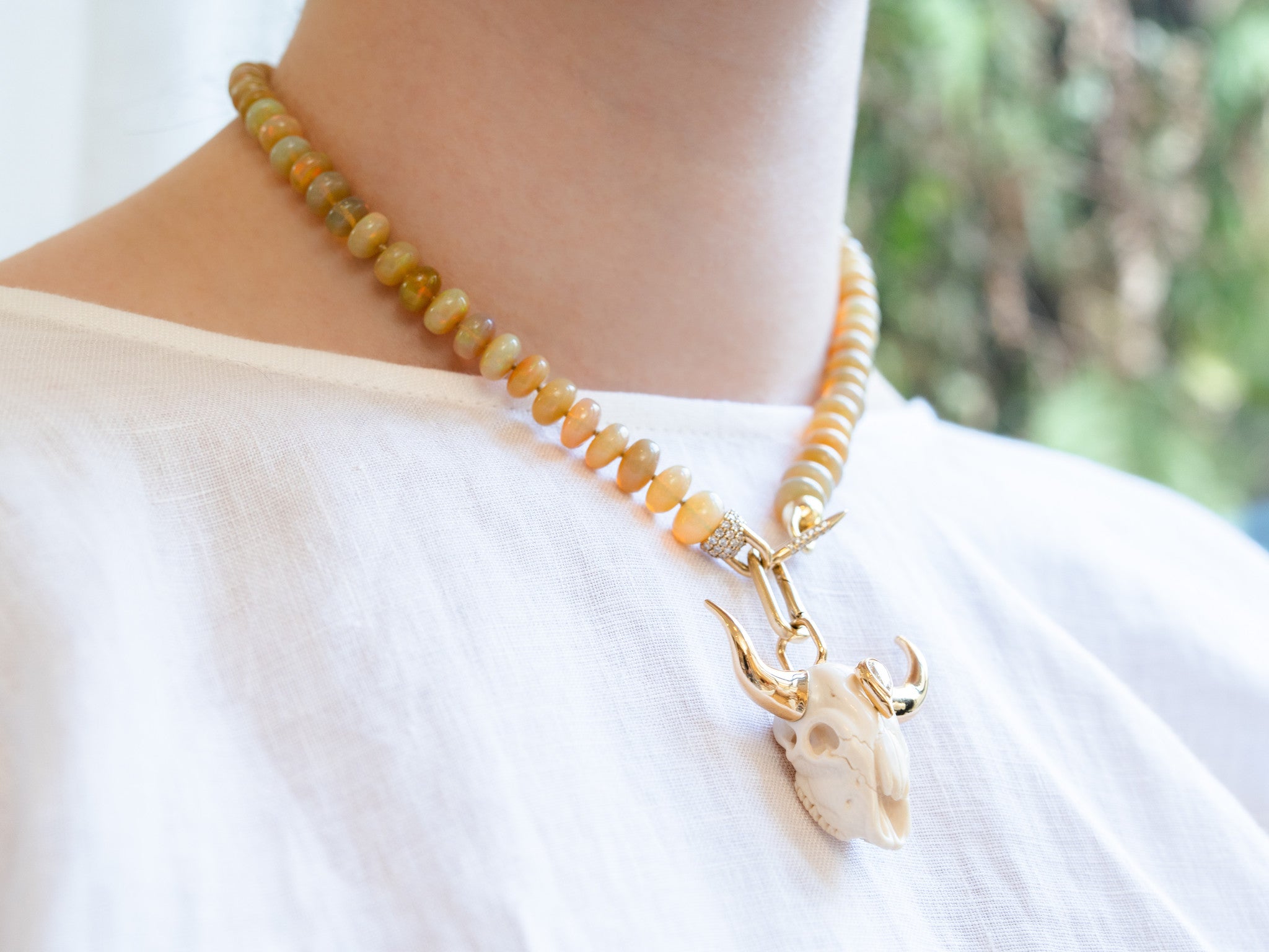 BULL SKULL PENDANT