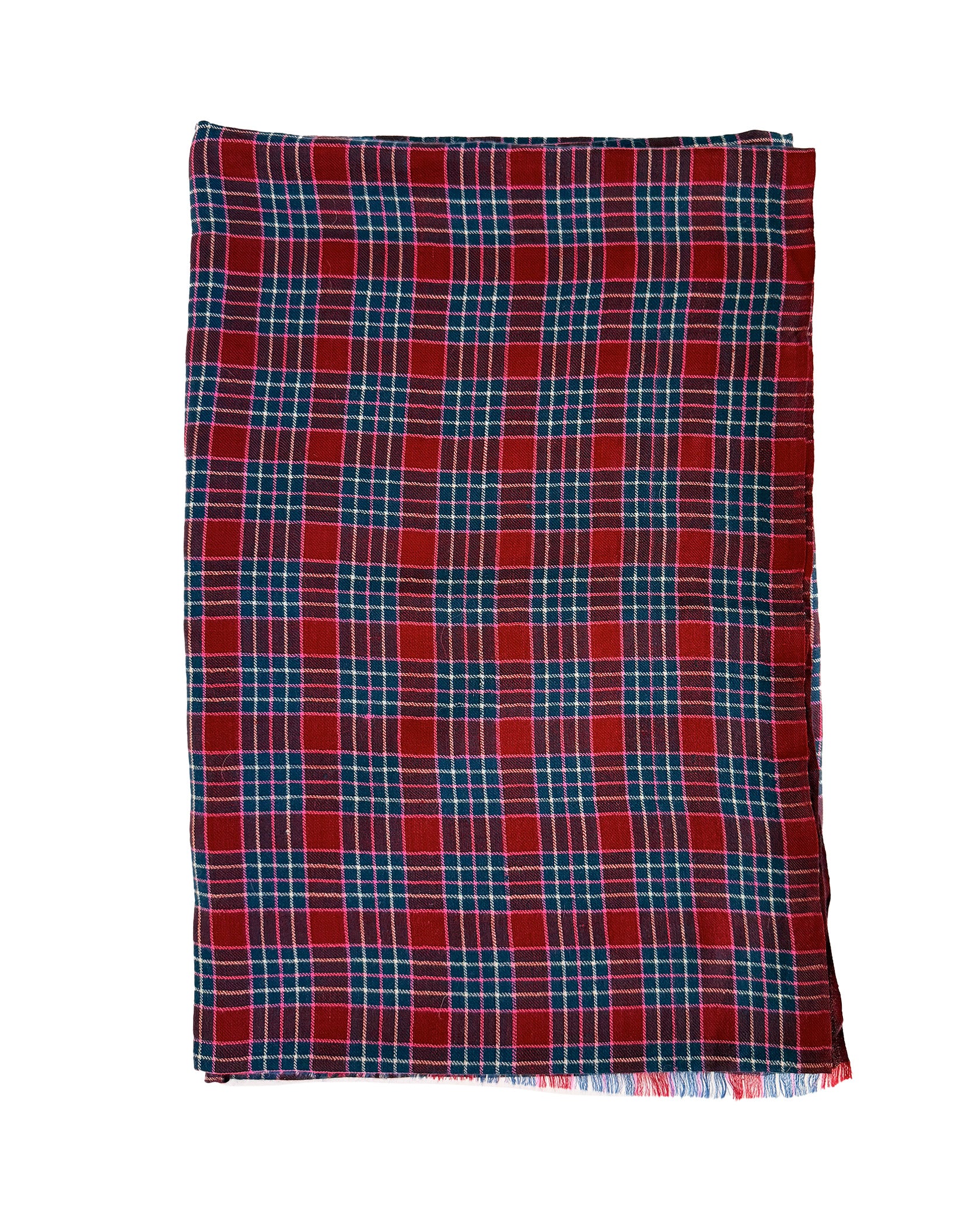 YASER | CHECKS AND STRIPES SHAWL