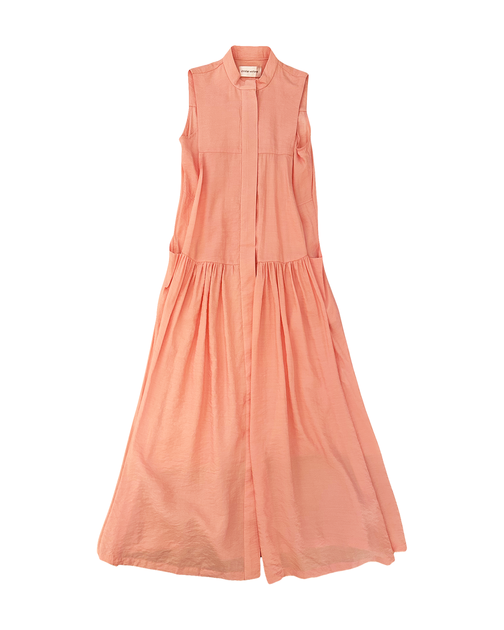 CHRISTIAN WIJNANTS | SLEEVELESS TIERED LONG DRESS