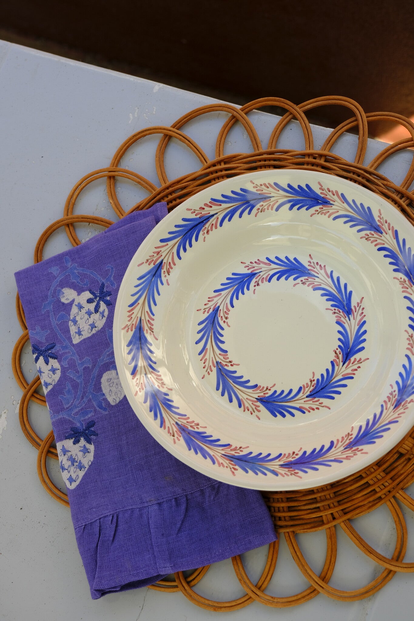 HEATHER SOUP PLATE
