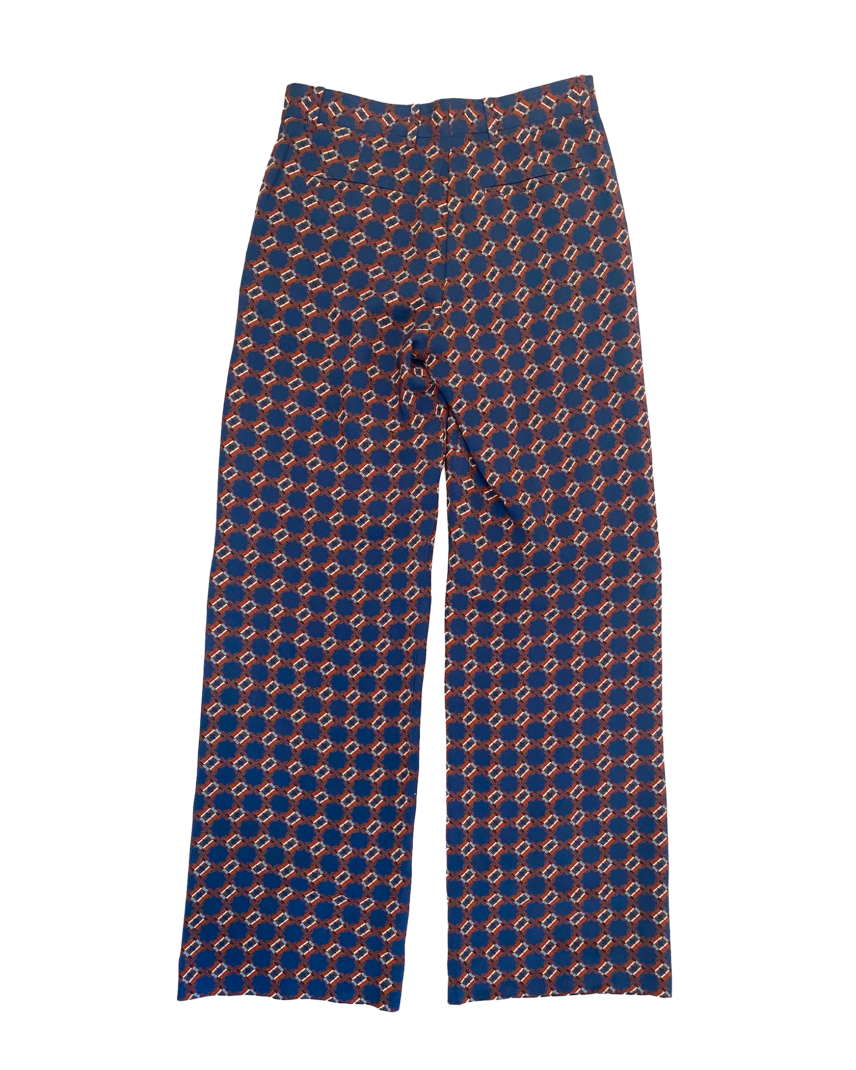 DRIES VAN NOTEN | HIGH WAISTED CREPE EMBROIDERED TROUSER