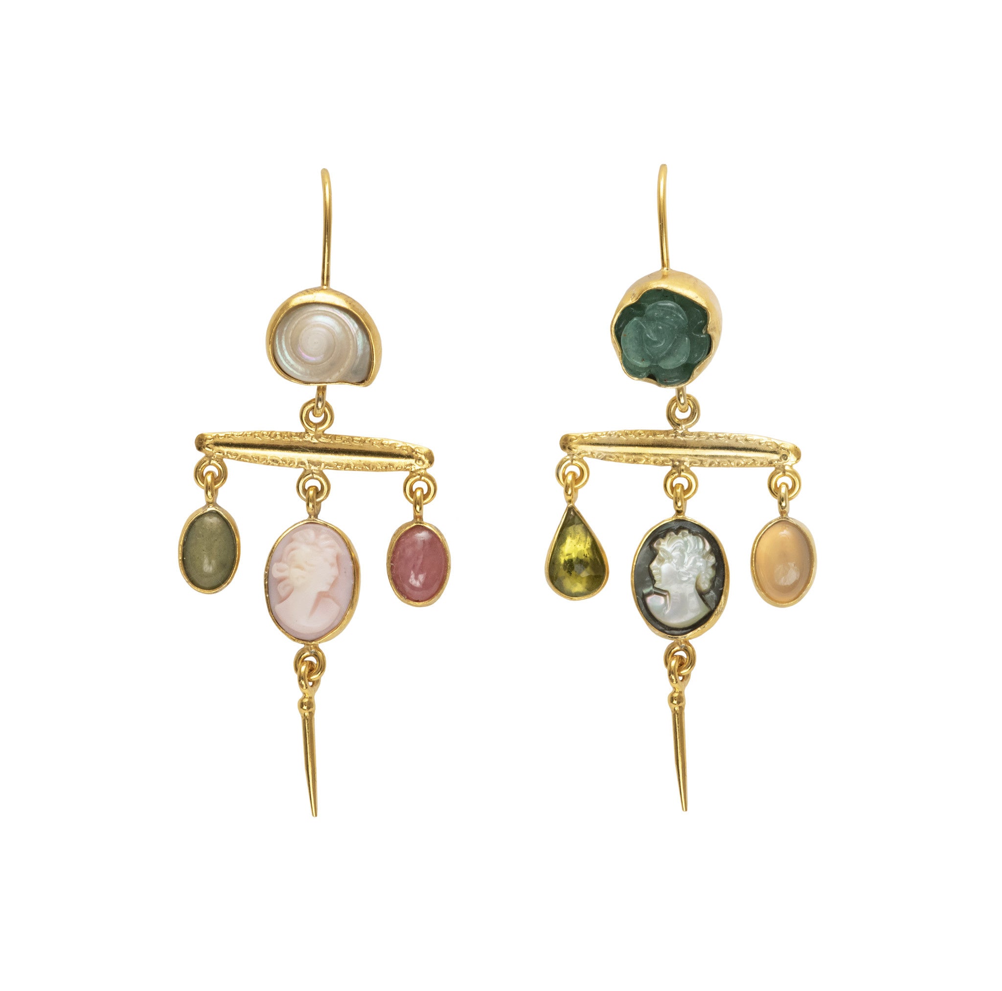 GRAINNE VICTORIAN PIN DROP EARRINGS | WOMEN'S LUXURY DESIGNER CLOTHING, SHOES, HANDBAGS & JEWELRY | CAPITOL CHARLOTTE, NC & BRENTWOOD, CA